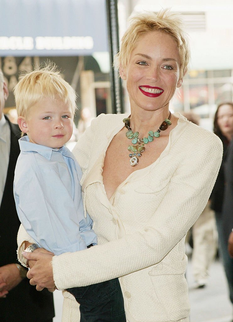 Sharon Stone et son fils Roan Bronstein. І Sources : Getty Images