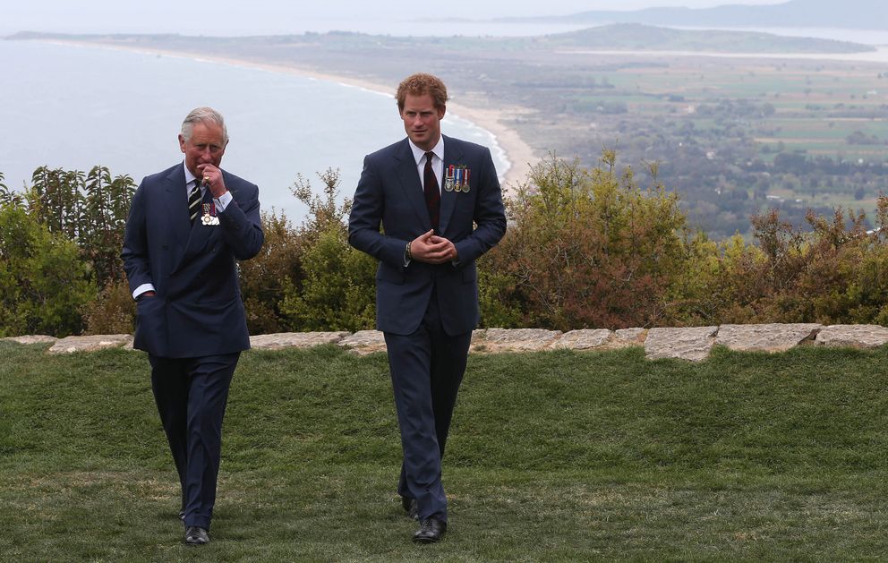 Le prince Harry et le roi Charles III, le 25 avril 2015. | Source : Getty Images