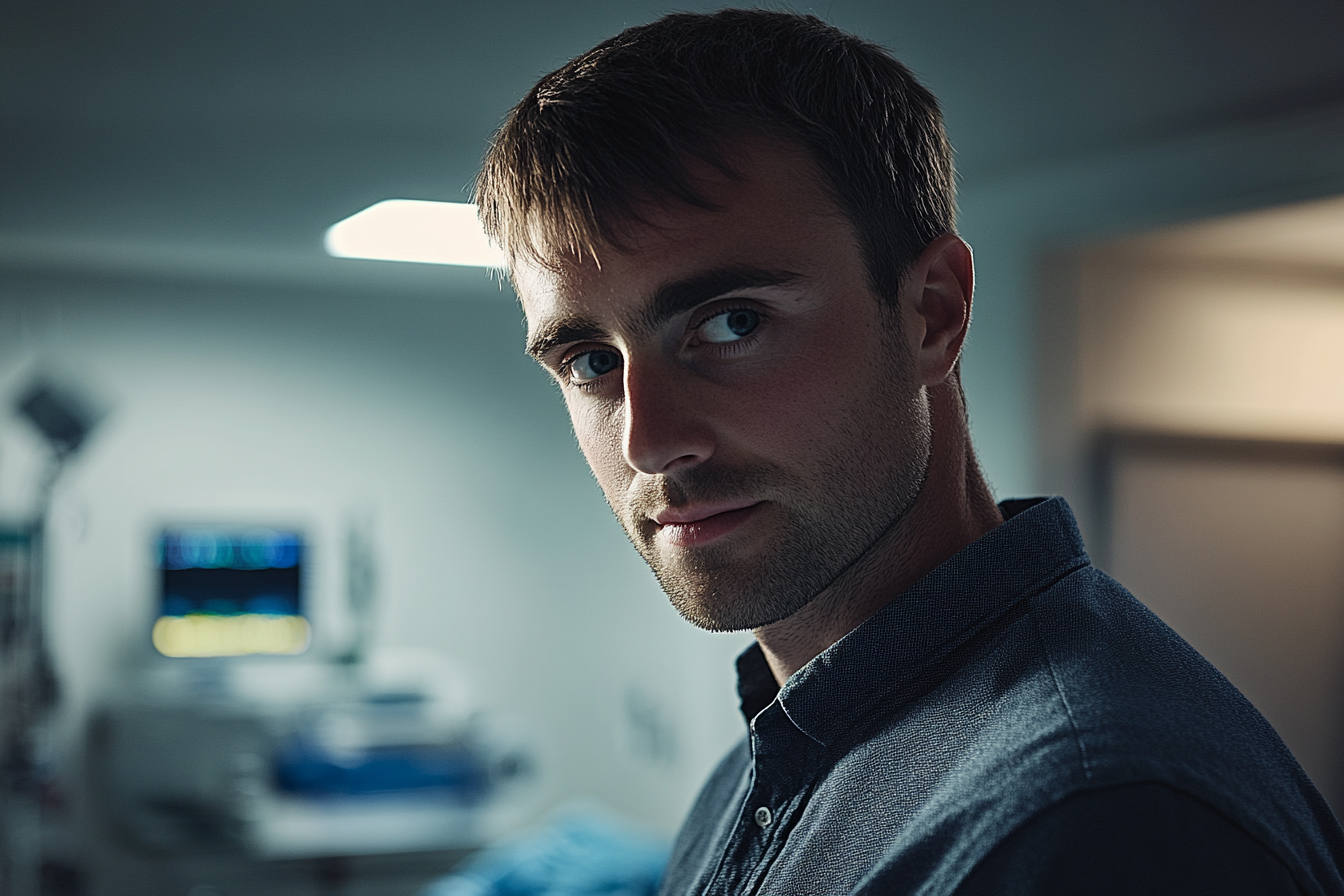 Un homme debout dans une chambre d'hôpital | Source : Midjourney