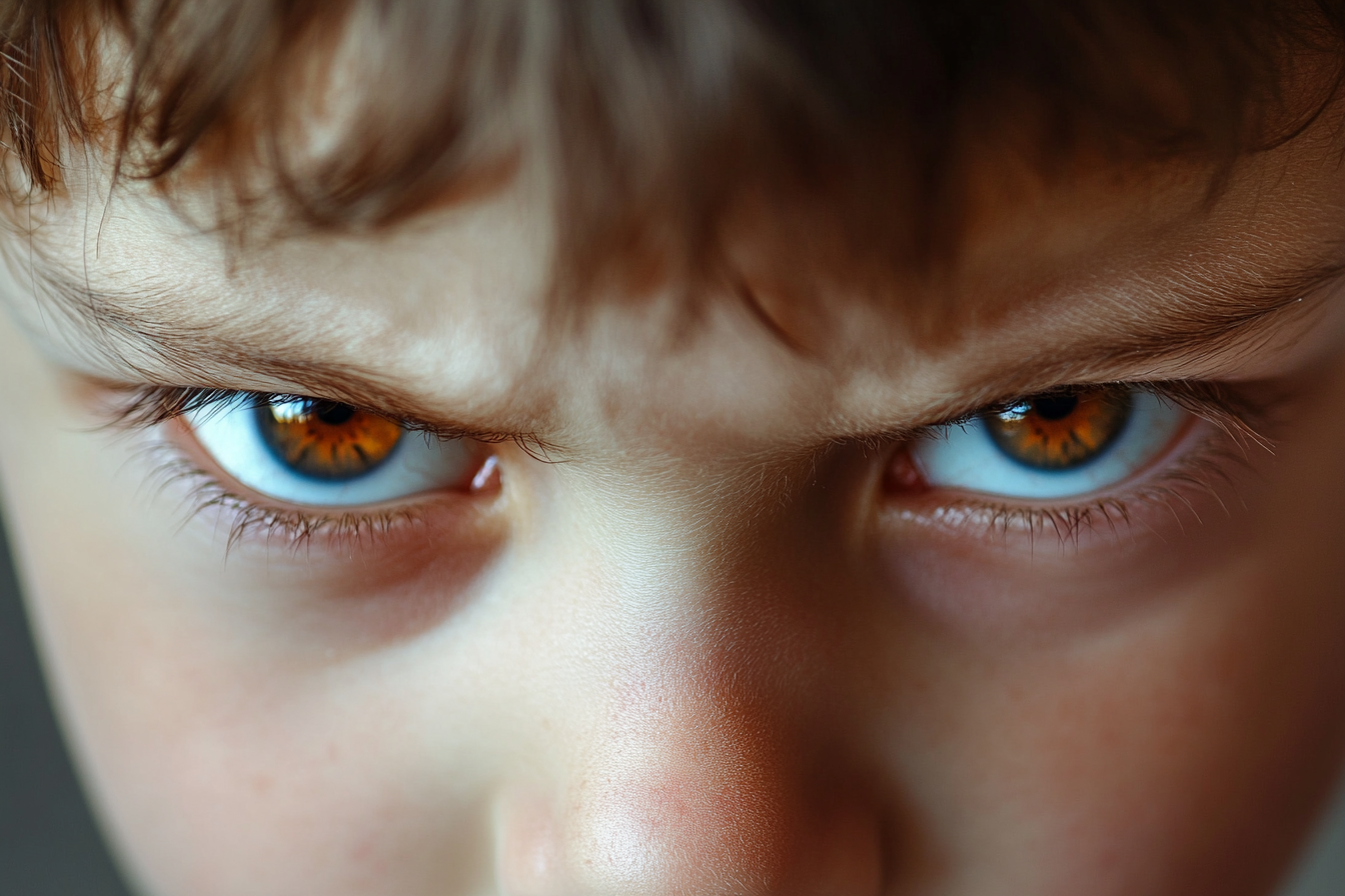 Un garçon furieux qui lance un regard à quelqu'un | Source : Midjourney