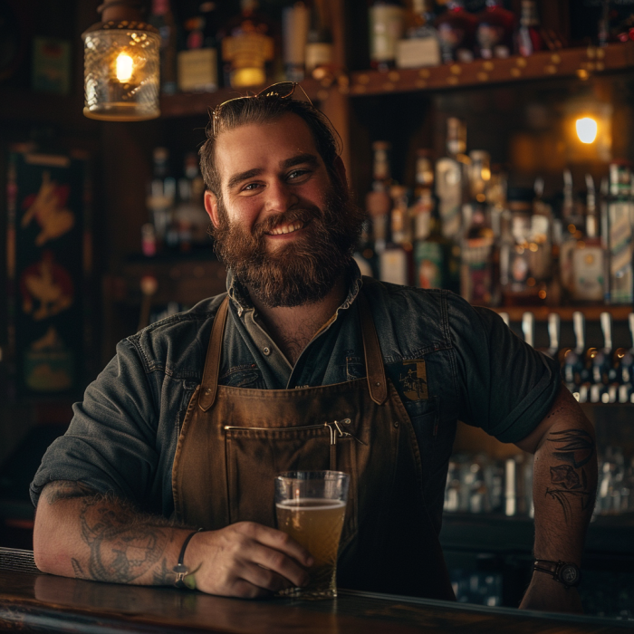 Un barman | Source : Midjourney