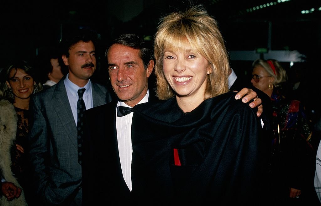 Pierre Barret et Mireille Darc à Paris, France, le 30 septembre 1987. | Photo : Getty Images