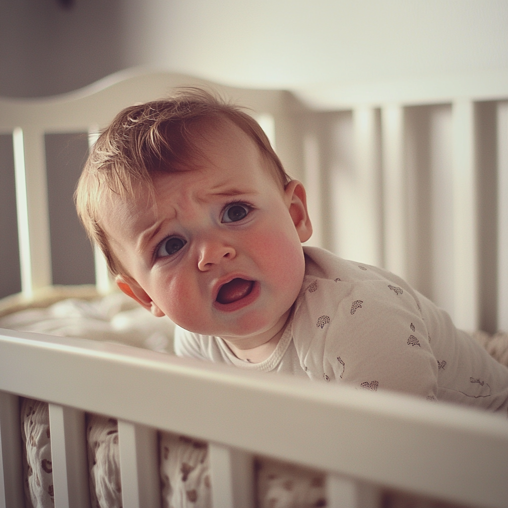Un bébé garçon qui s'agite | Source : Midjourney