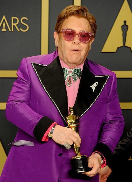 Sir Elton John à Hollywood et Highland le 9 février 2020 à Hollywood, Californie. | Photo: Getty Images