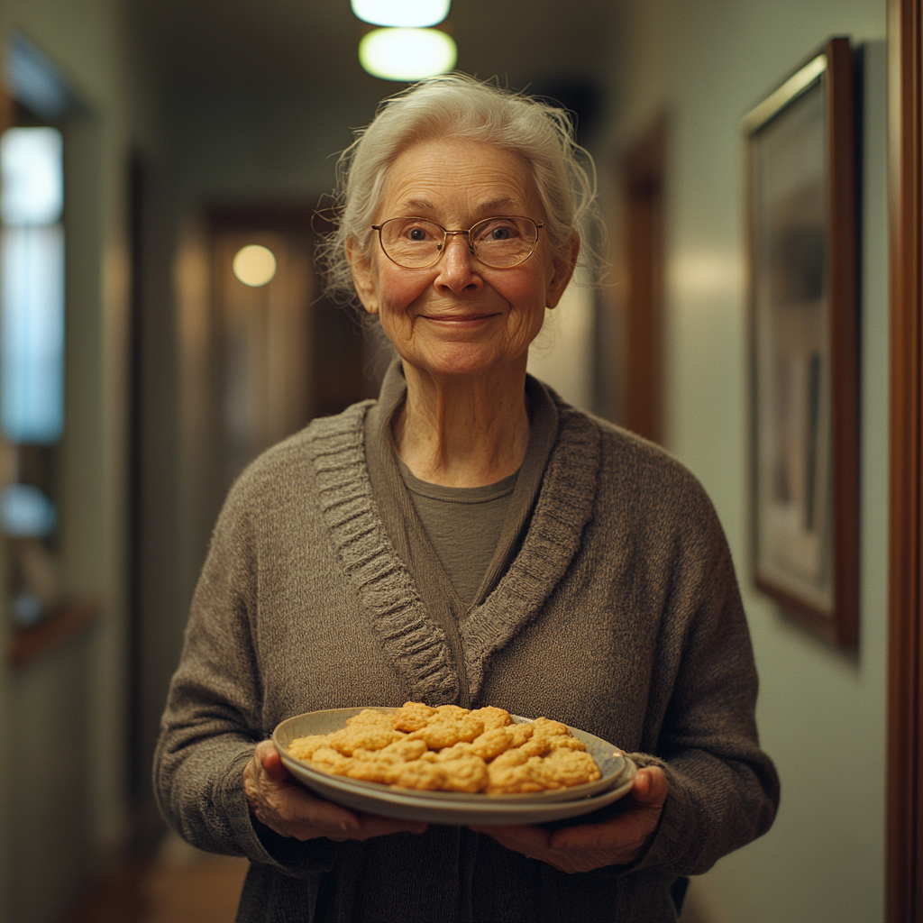 Une femme âgée joyeuse | Source : Midjourney