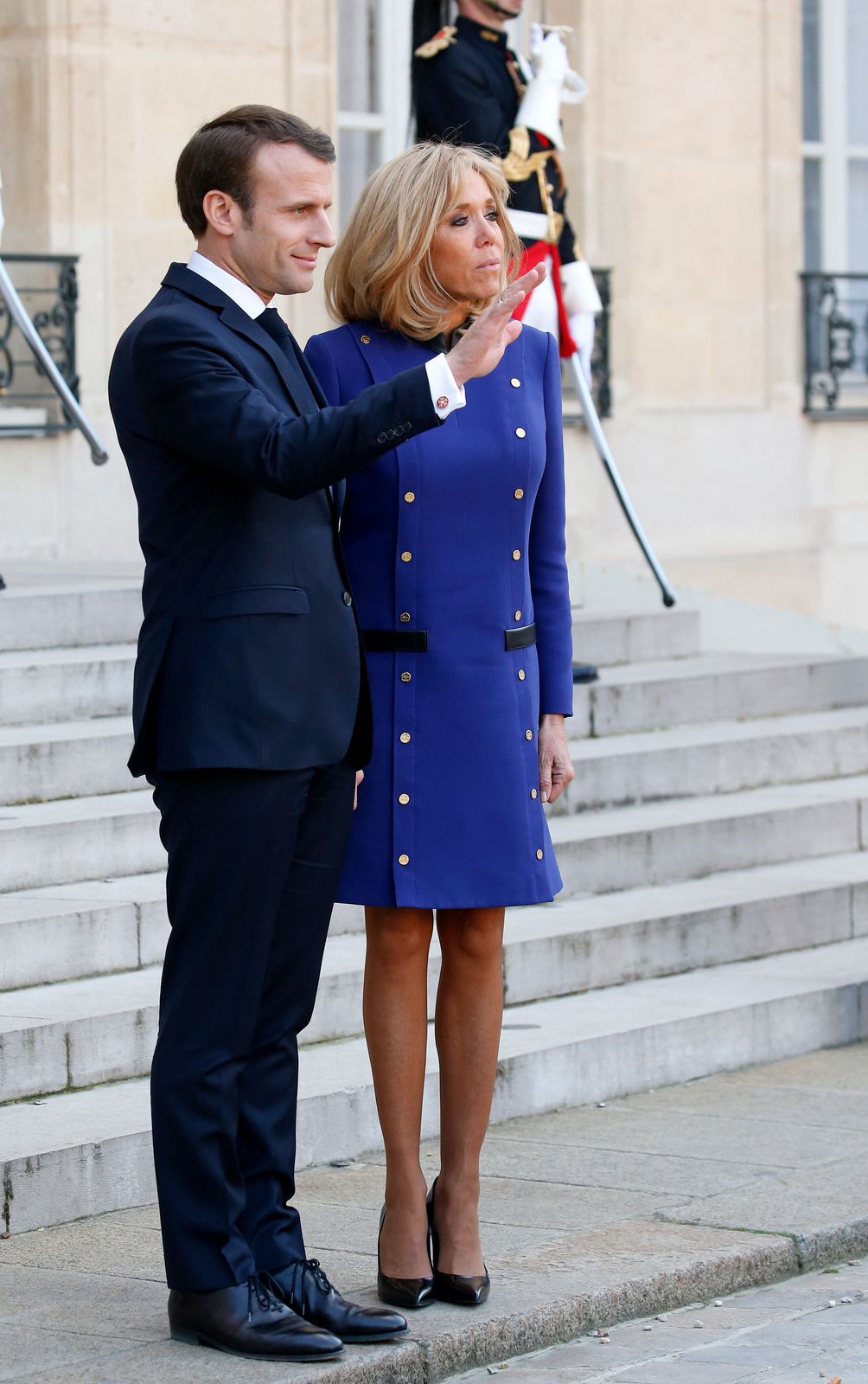Brigitte Macron et son mari Emmanuel Macron | Photo : Getty Images