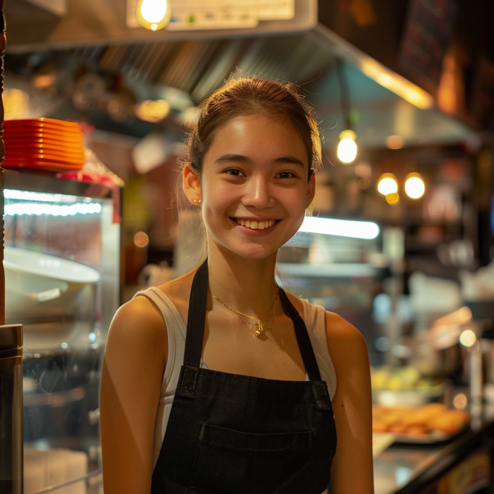 Une serveuse dans un restaurant | Source : Midjourney