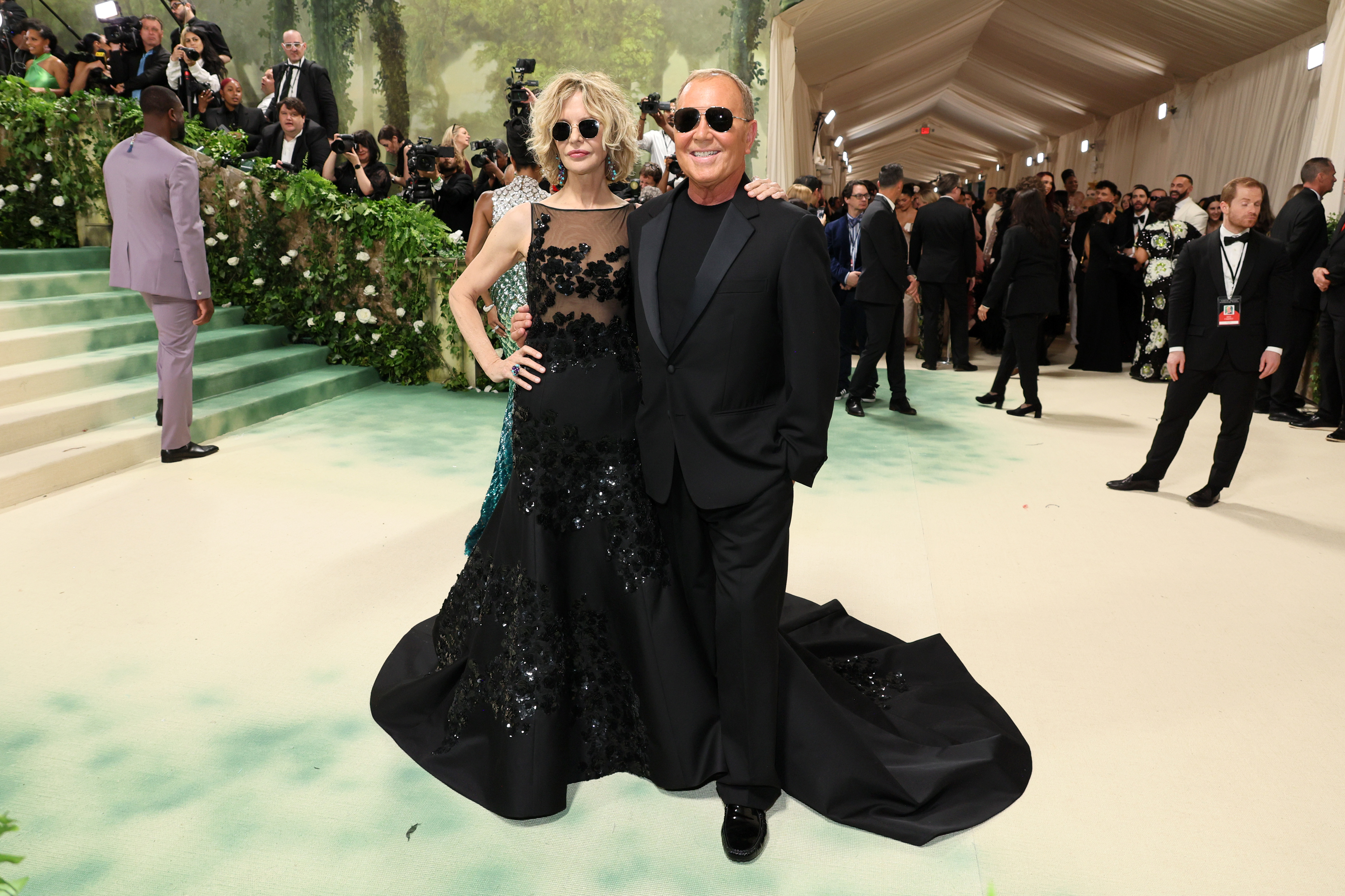 Meg Ryan et Michael Kors au gala du Met célébrant "Sleeping Beauties : Reawakening Fashion" à New York le 6 mai 2024 | Source : Getty Images