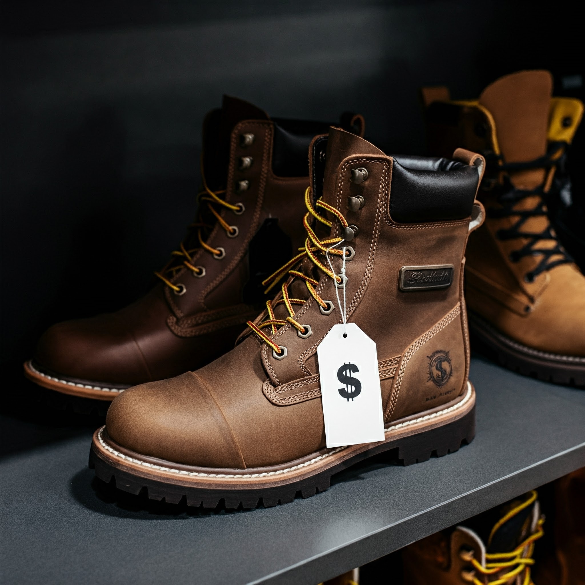 Bottes neuves dans un magasin | Source : Gemini