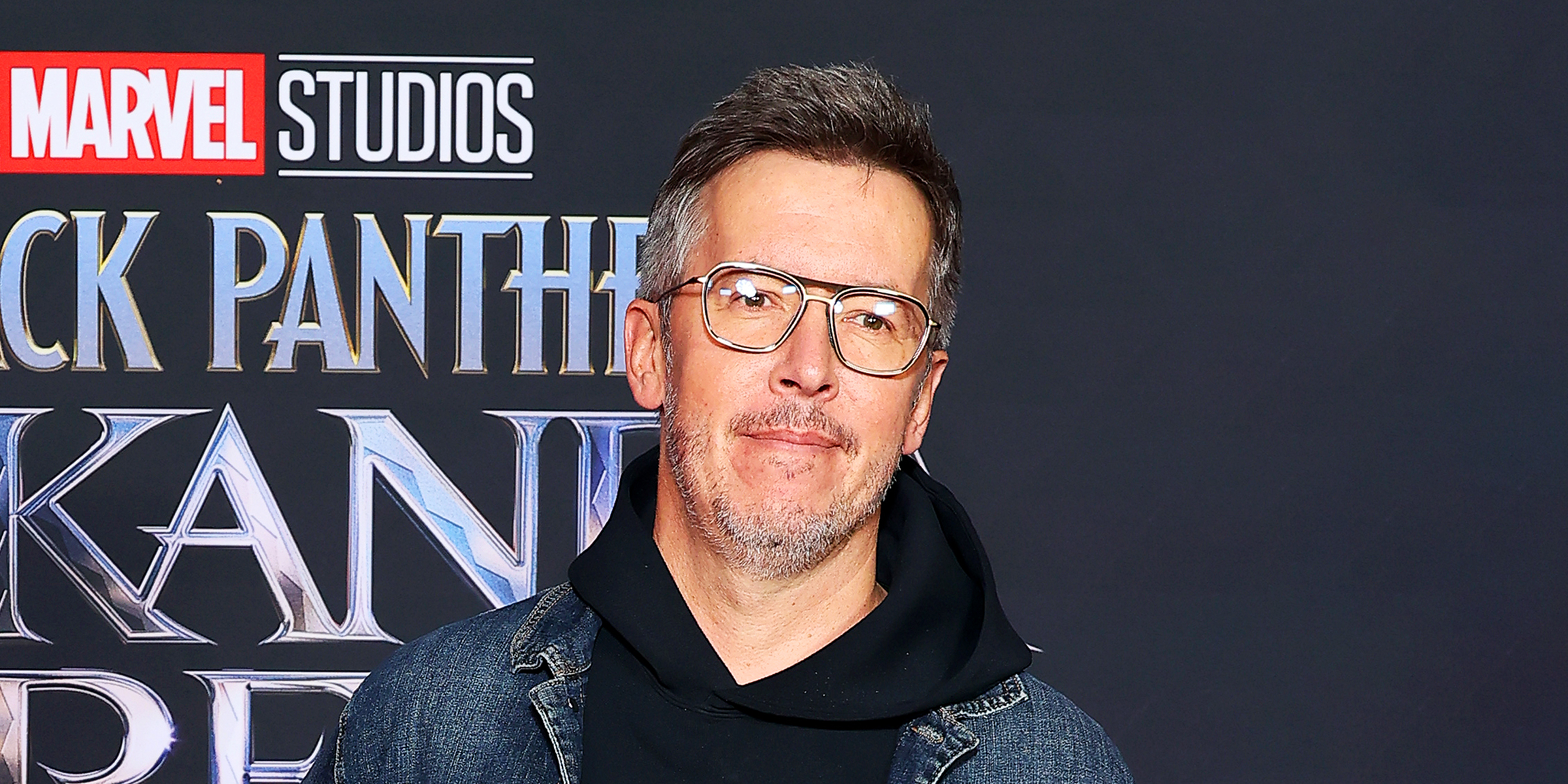 Jean-Luc Lemoine assiste à la projection parisienne du film "Black Panther : Wakanda Forever" au Grand Rex, le 7 novembre 2022 à Paris, en France I Source : Getty Images
