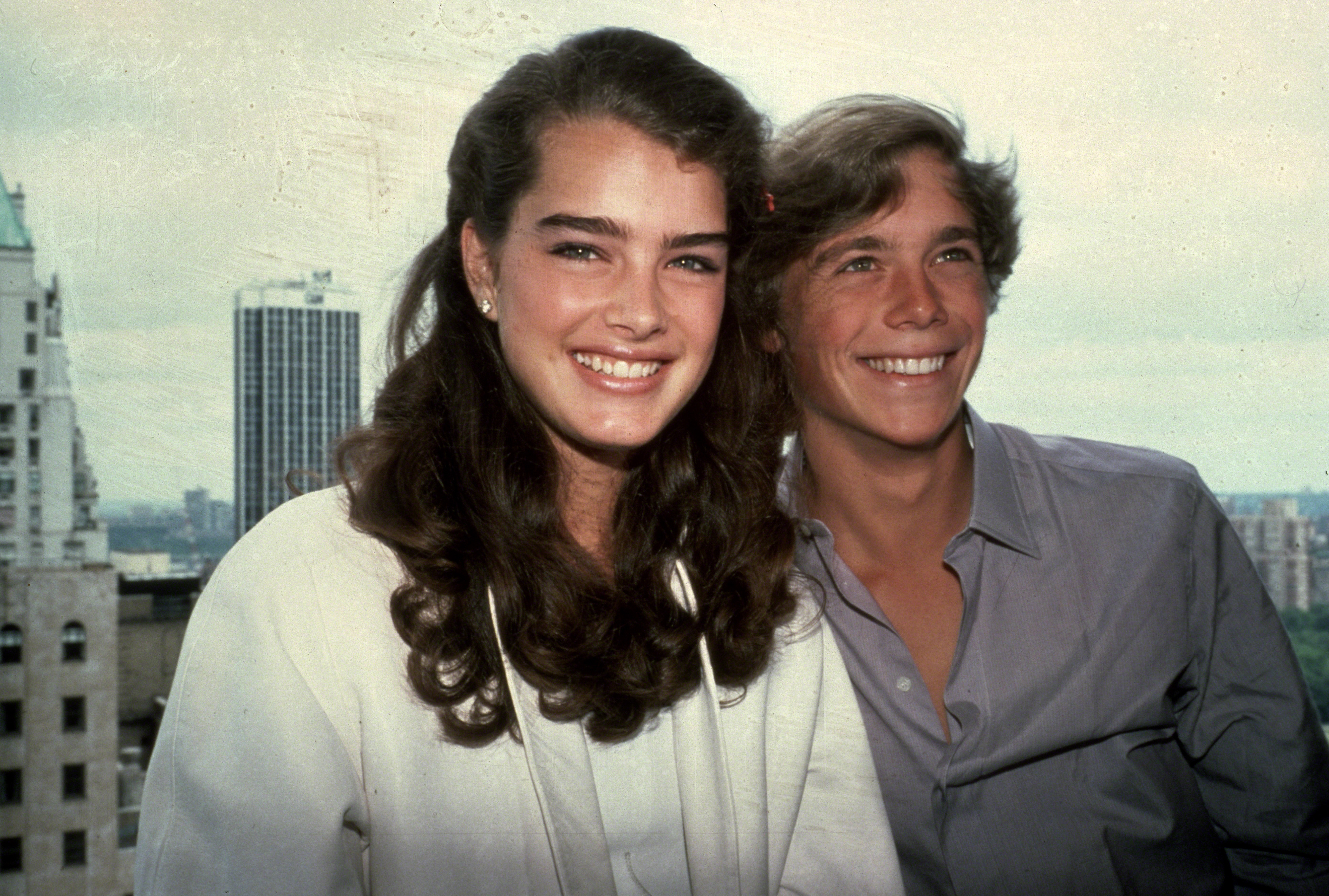 Brooke Shields et Christopher Atkins à New York, vers 1980. | Source : Getty Images