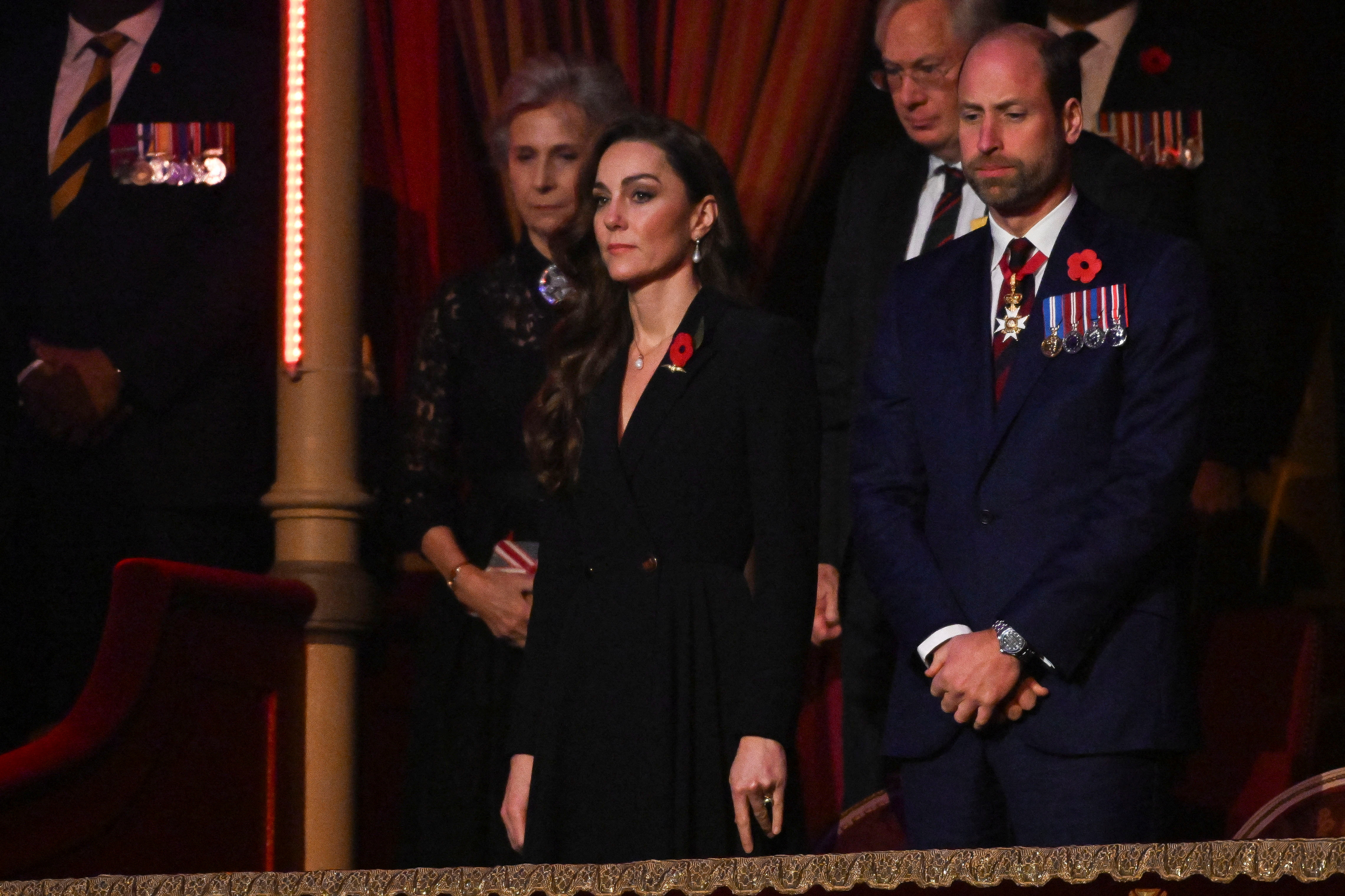 Catherine, princesse de Galles, et le prince William, prince de Galles, assistent au festival du souvenir de la Royal British Legion à Londres, en Angleterre | Source : Getty Images