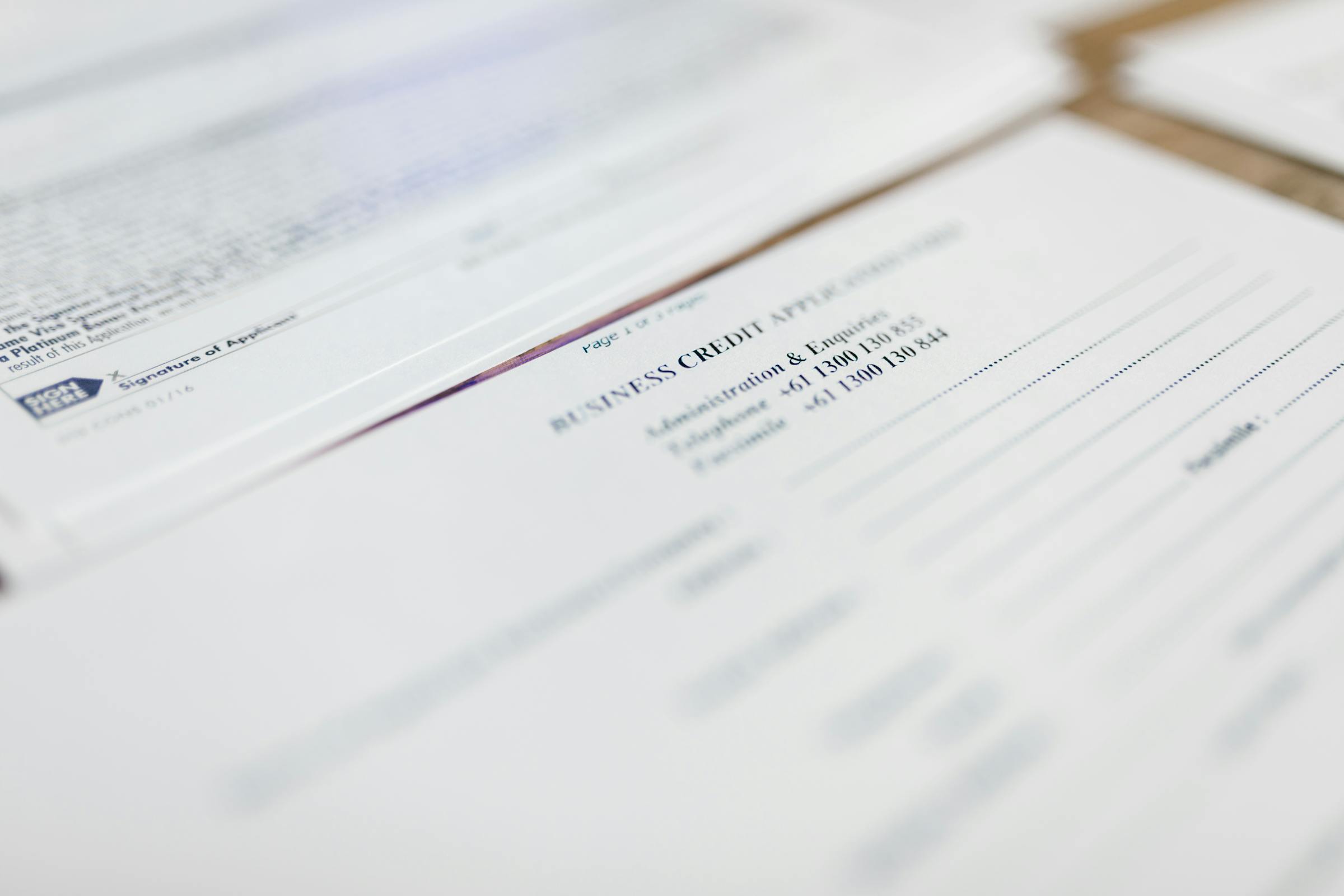 Documents bancaires | Source : Pexels