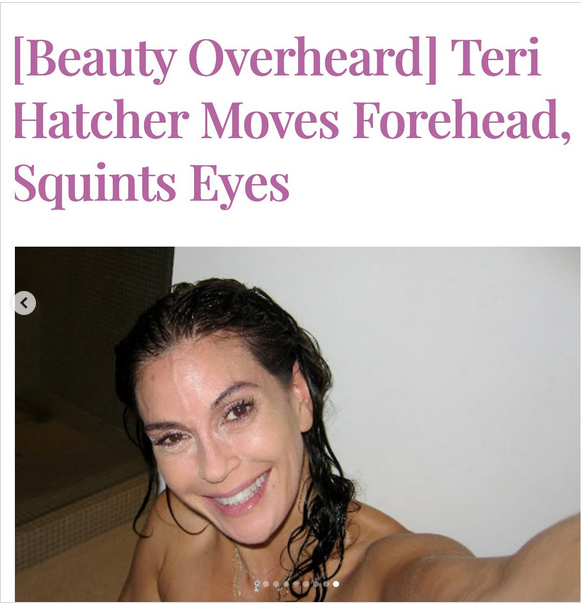 Photos de Teri Hatcher datant de 2010, extraites d'un post daté du 5 août 2025 | Source : Instagram/officialterihatcher