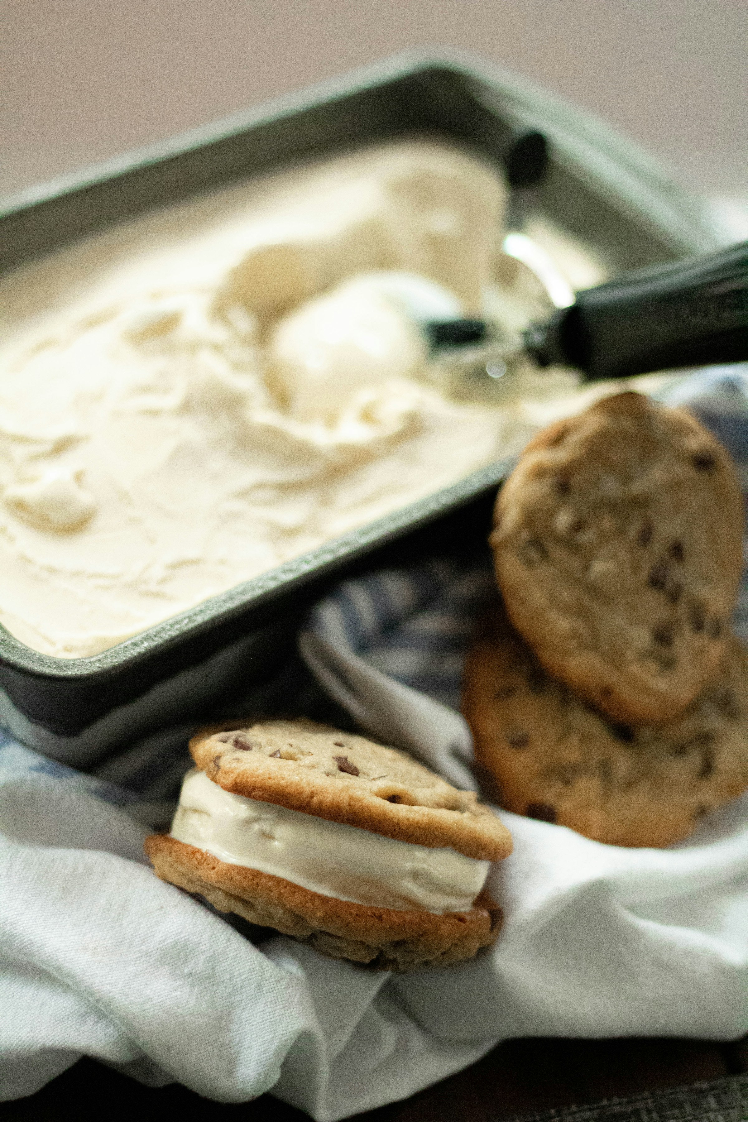 Sandwichs à la crème glacée | Source : Unsplash