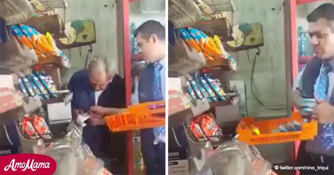 Un homme cambriole un pauvre homme âgé de son petit magasin mais le karma l'a fait payé pour son crime lorsqu'une vidéo a été partagée