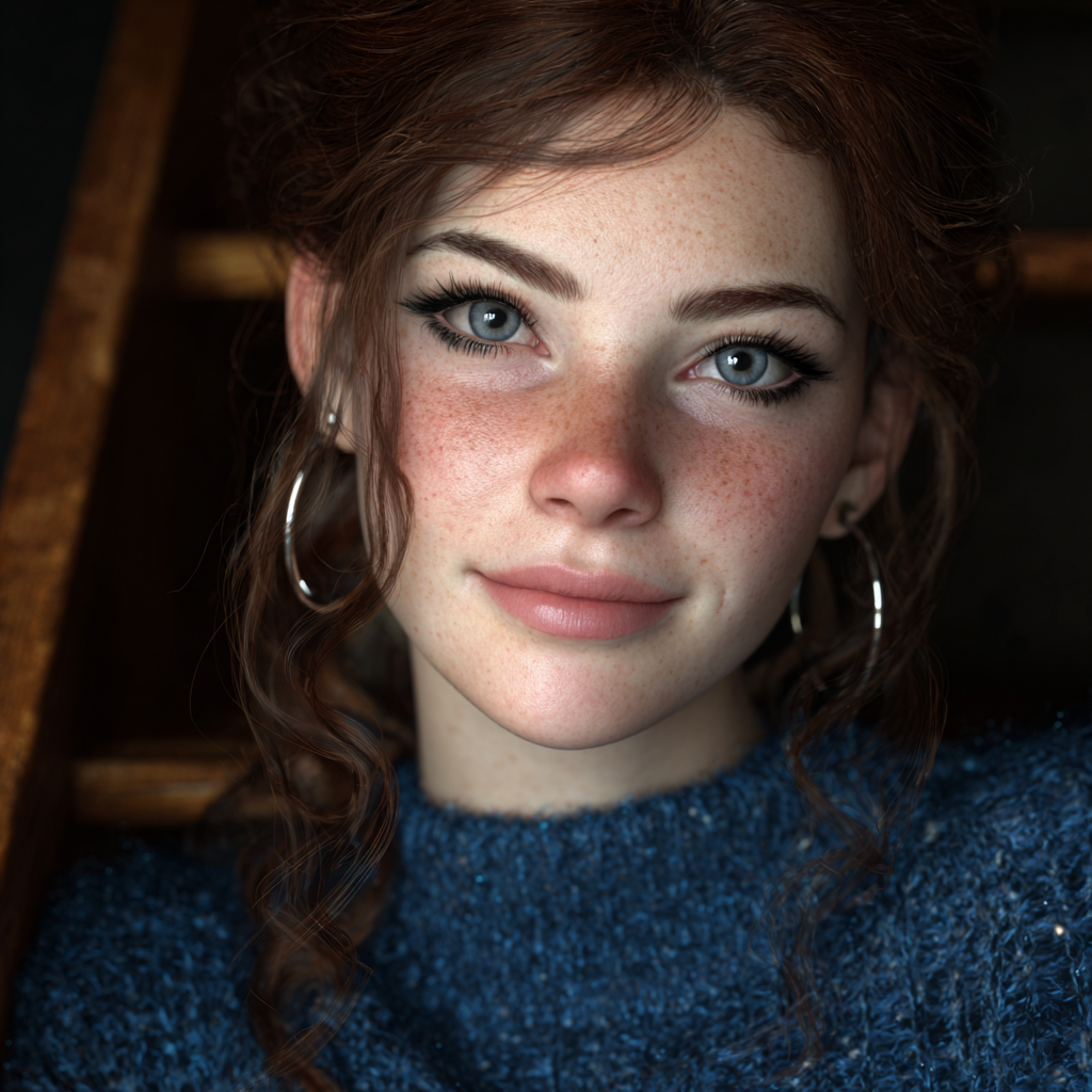 Une jeune femme ravie | Source : Midjourney