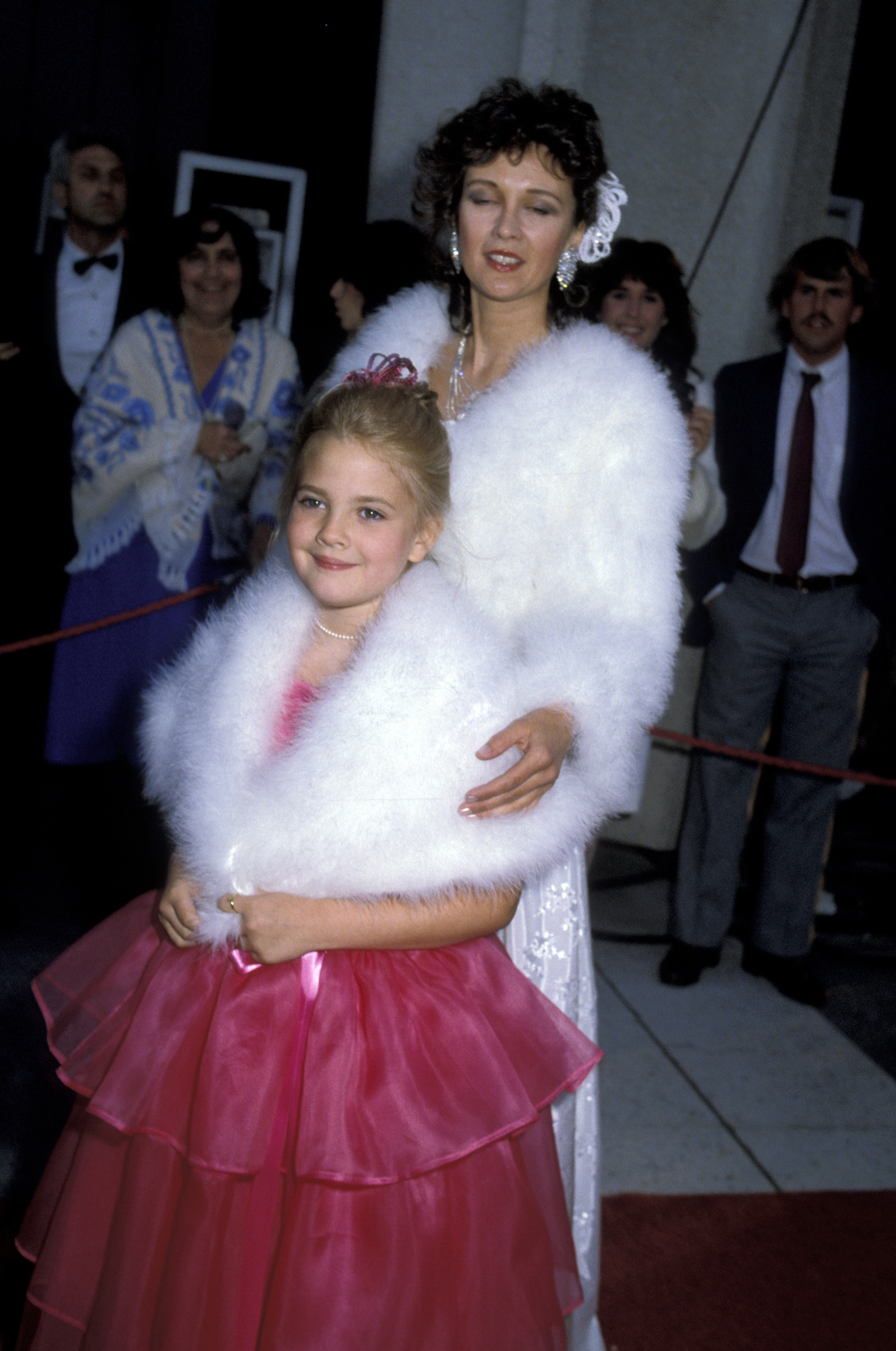 Drew Barrymore et Jaid Barrymore à Los Angeles, Californie, le 11 avril 1983. | Source : Getty Images