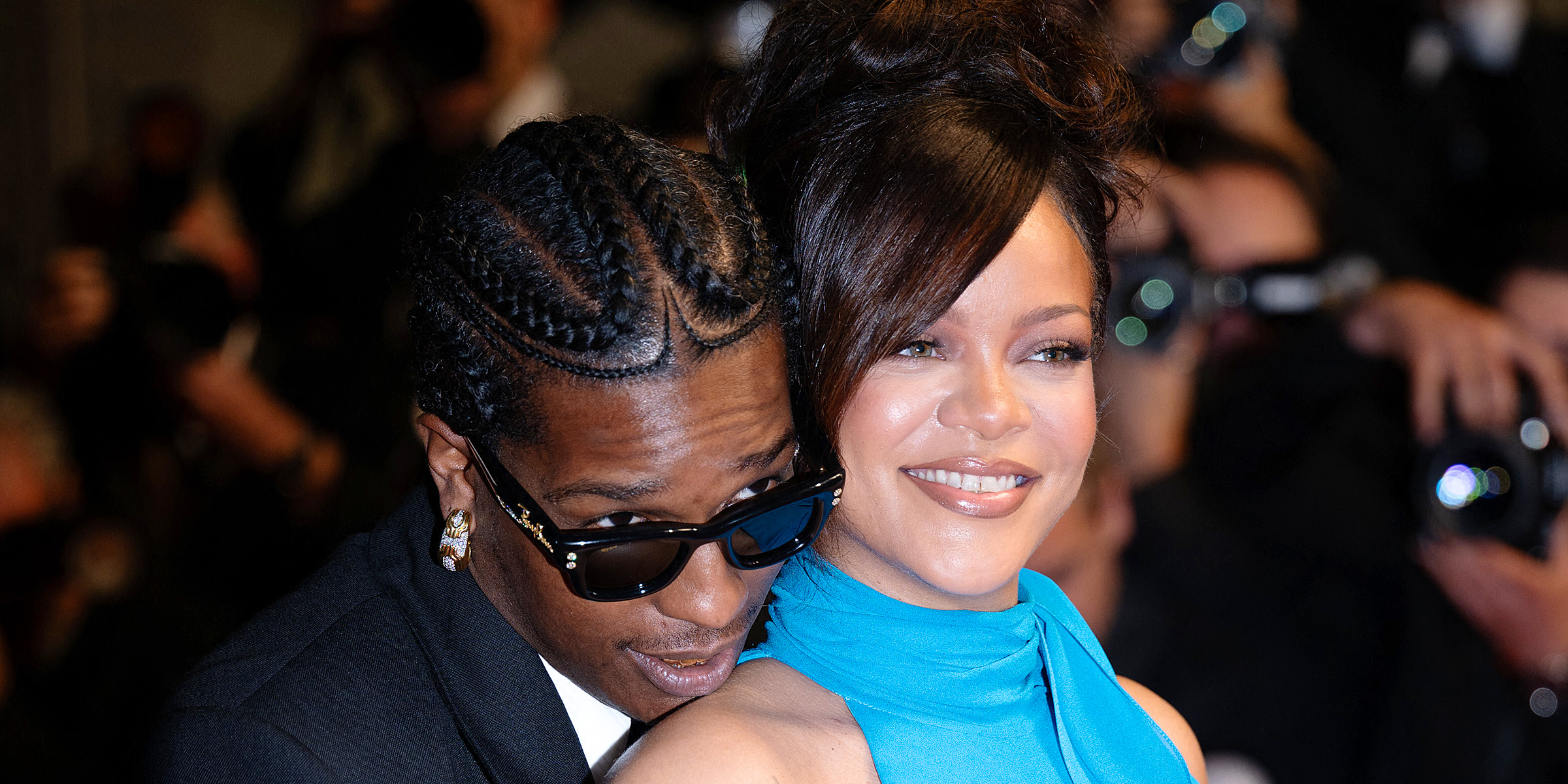 A$AP Rocky et Rihanna | Source : Getty Images