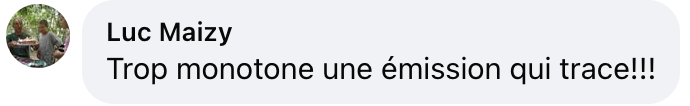 Commentaire d'internaute sur le changement dans la présentation de l'émission "Notre histoire de France" | Source : facebook.com/jmmorandini