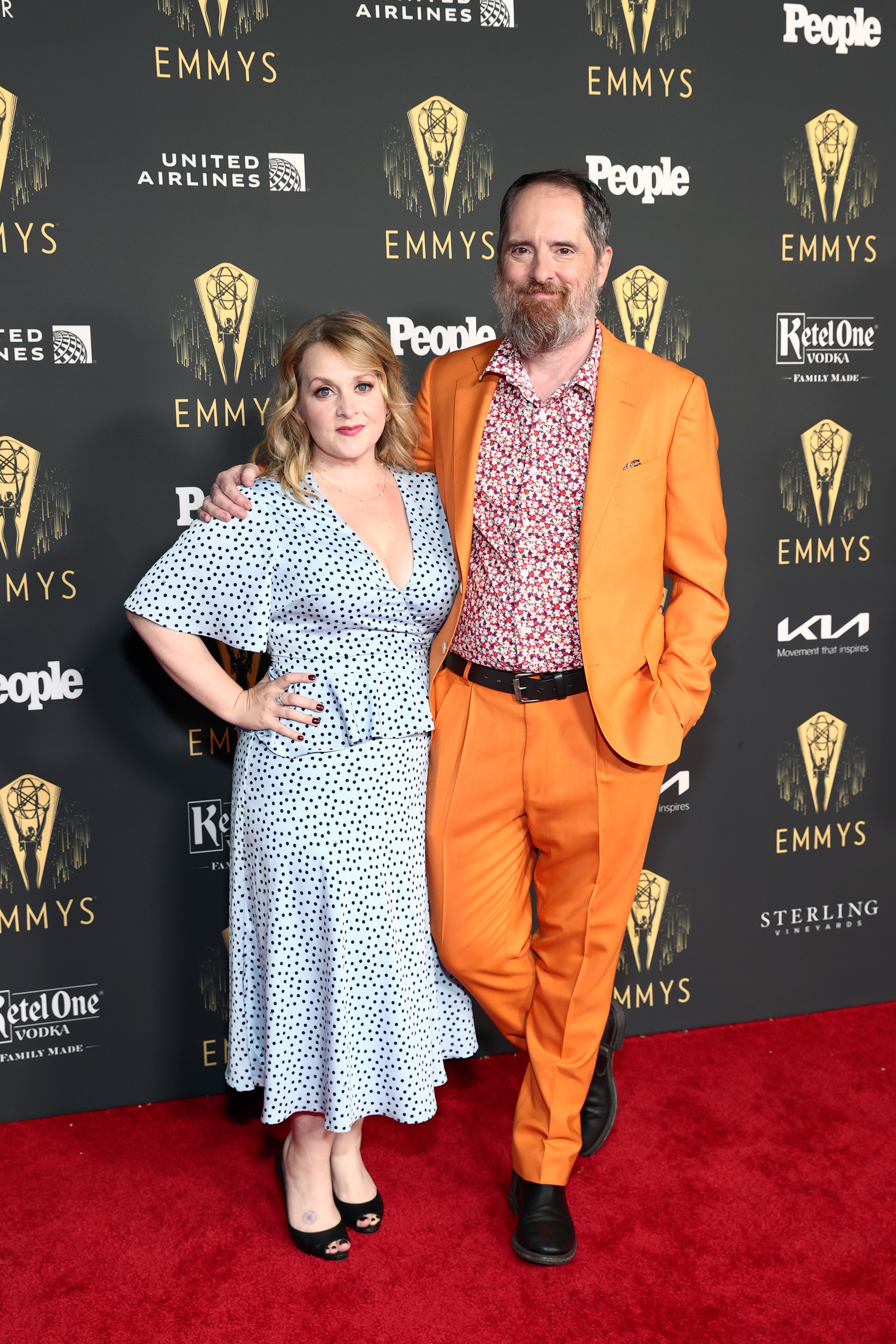 Shannon Nelson et Brendan Hunt assistent à la réception de l'Académie de la télévision en l'honneur des candidats aux 73e Emmy Awards à l'Académie de la télévision le 17 septembre 2021 à Los Angeles, en Californie. | Source : Getty Images