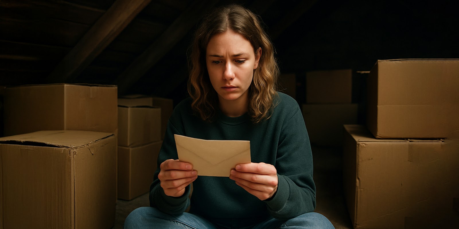 Une femme avec une lettre. | Source : Midjourney