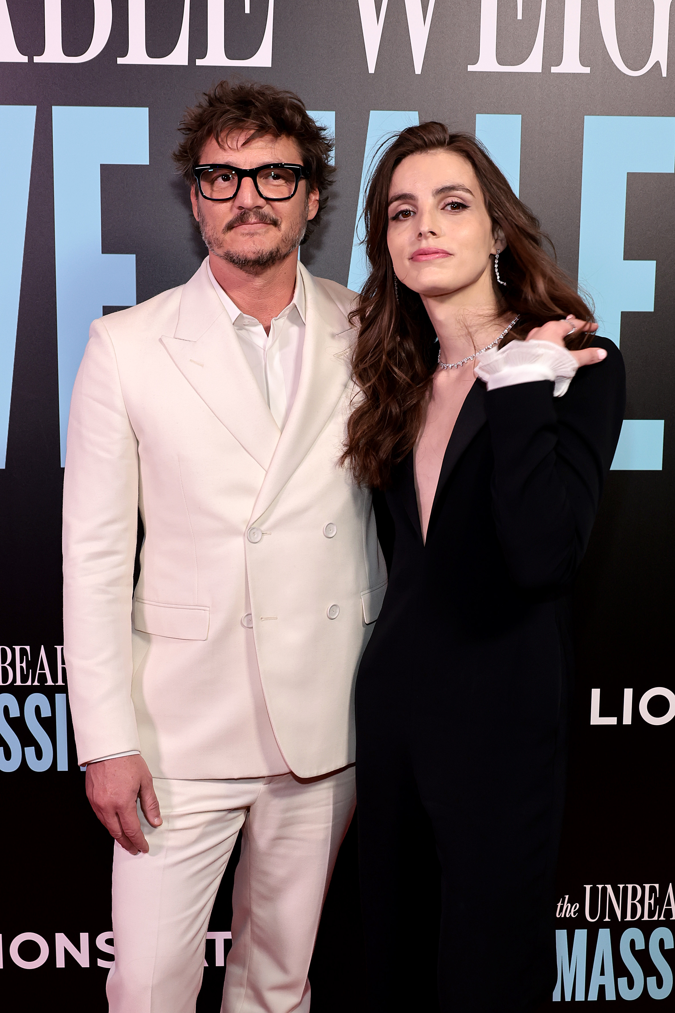 Pedro et Lux Pascal lors de la projection new-yorkaise du film « Un talent en or massif » le 10 avril 2022. | Source : Getty Images