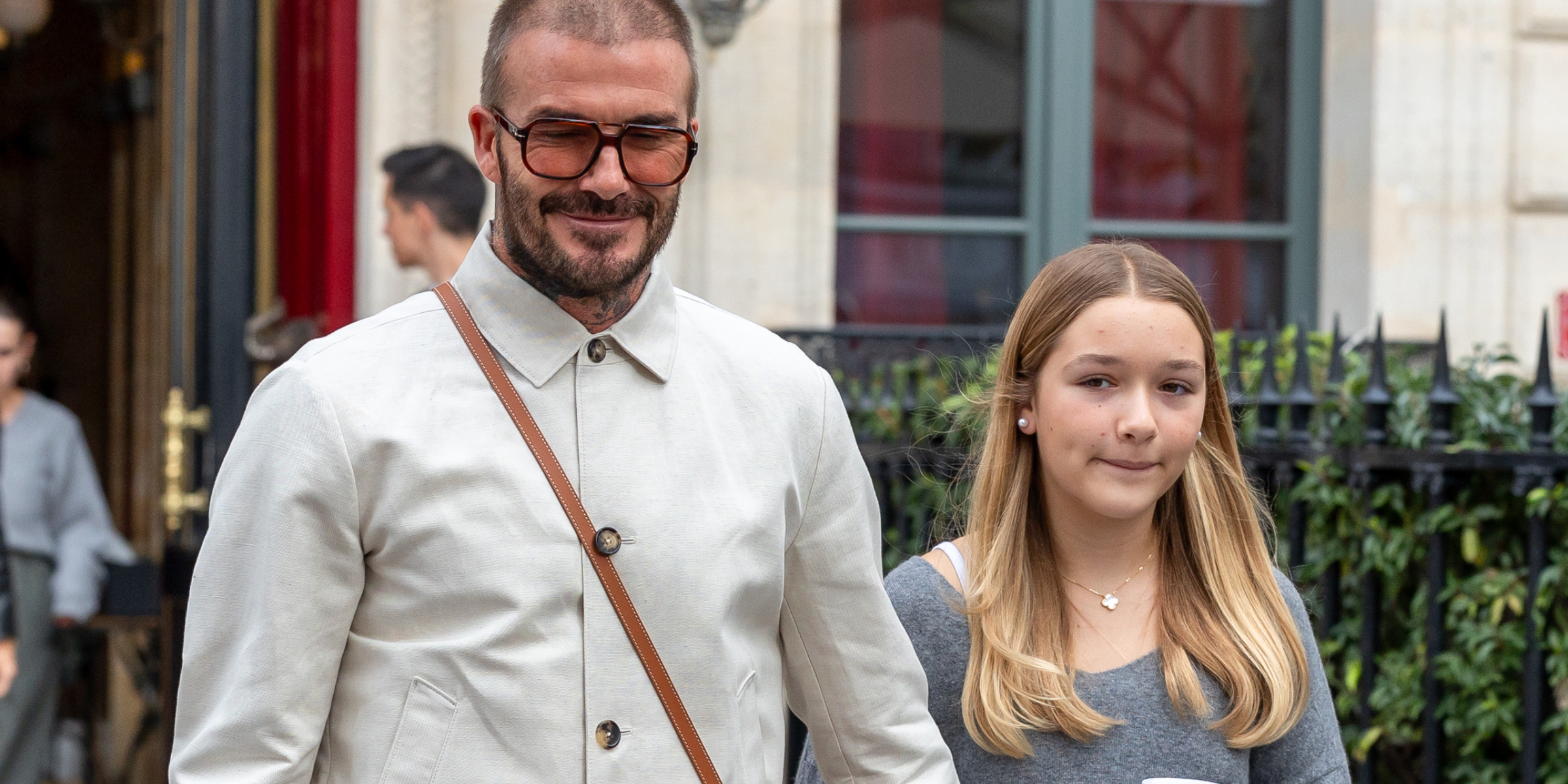 David et Harper Beckham | Source : Getty Images