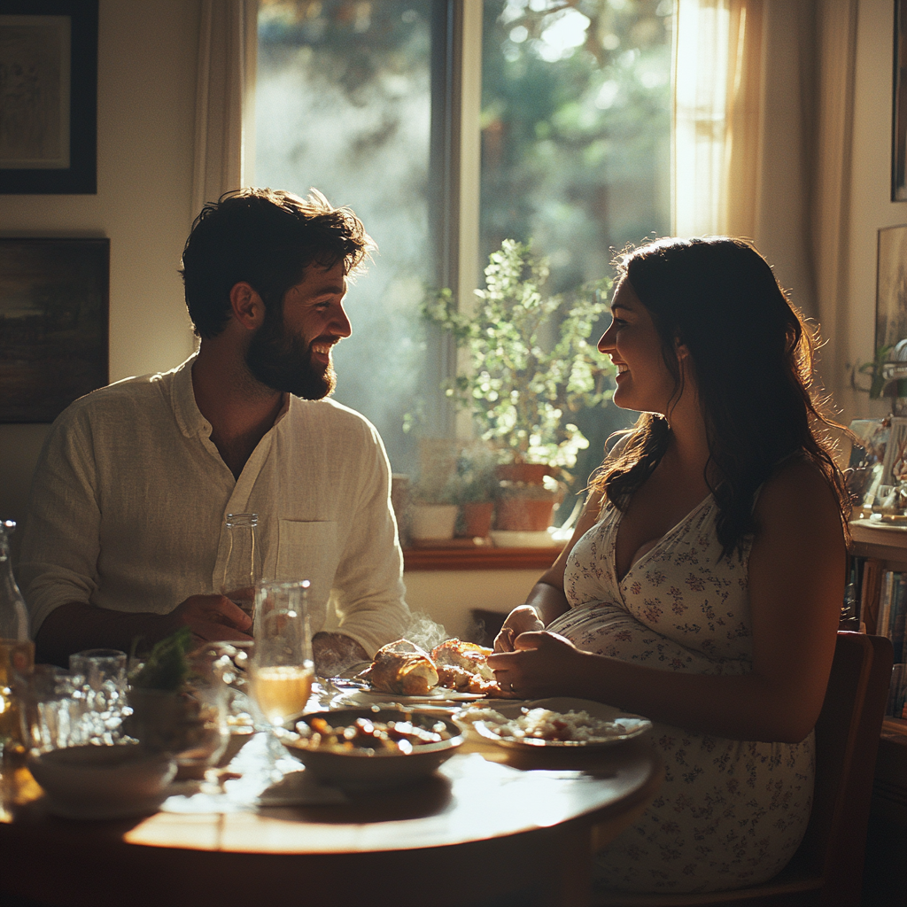 Un couple en train de dîner |Source : Midjourney