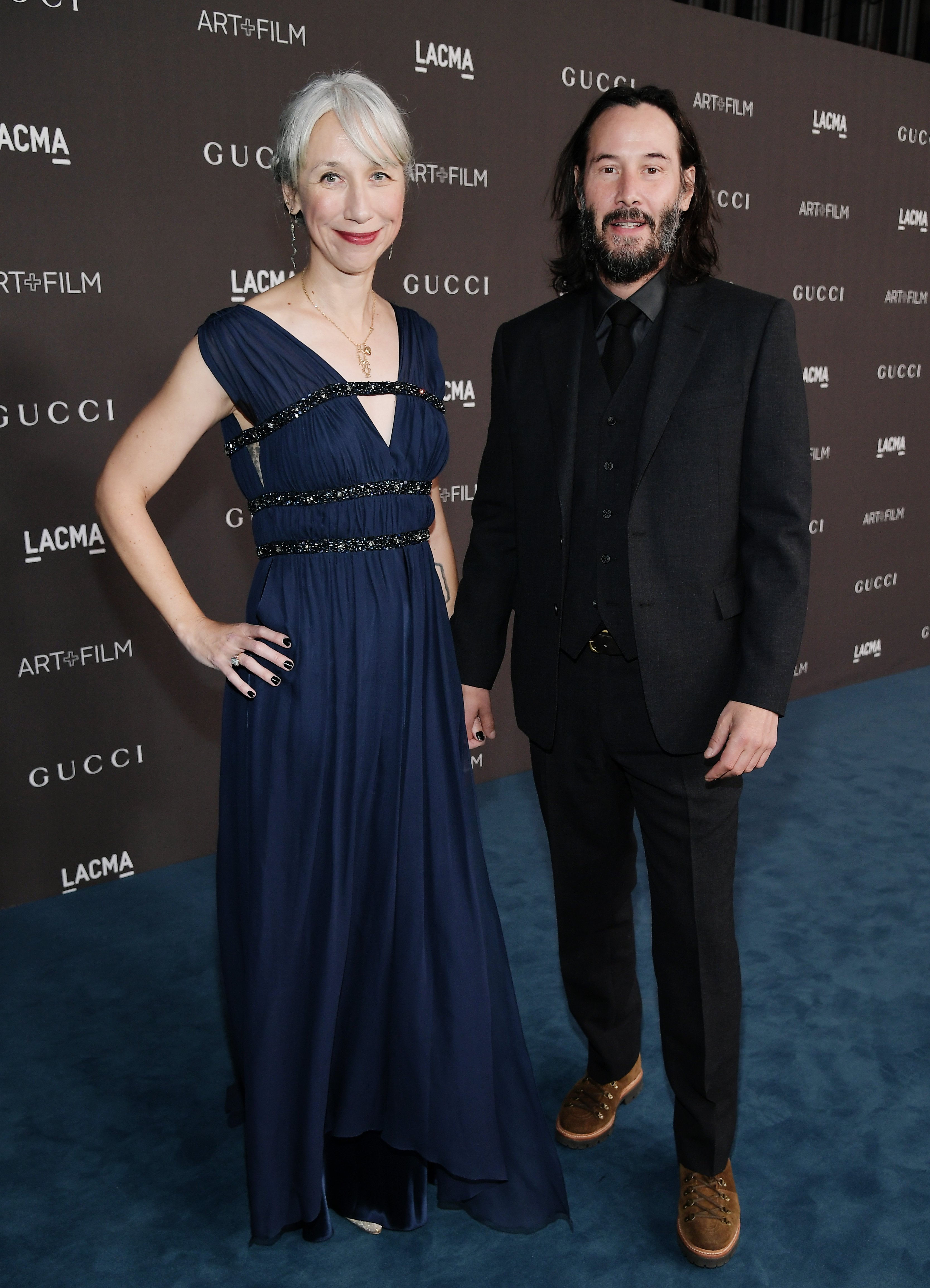 Alexandra Grant et Keanu Reeves à Los Angeles, en Californie, le 2 novembre 2019. | Source : Getty Images