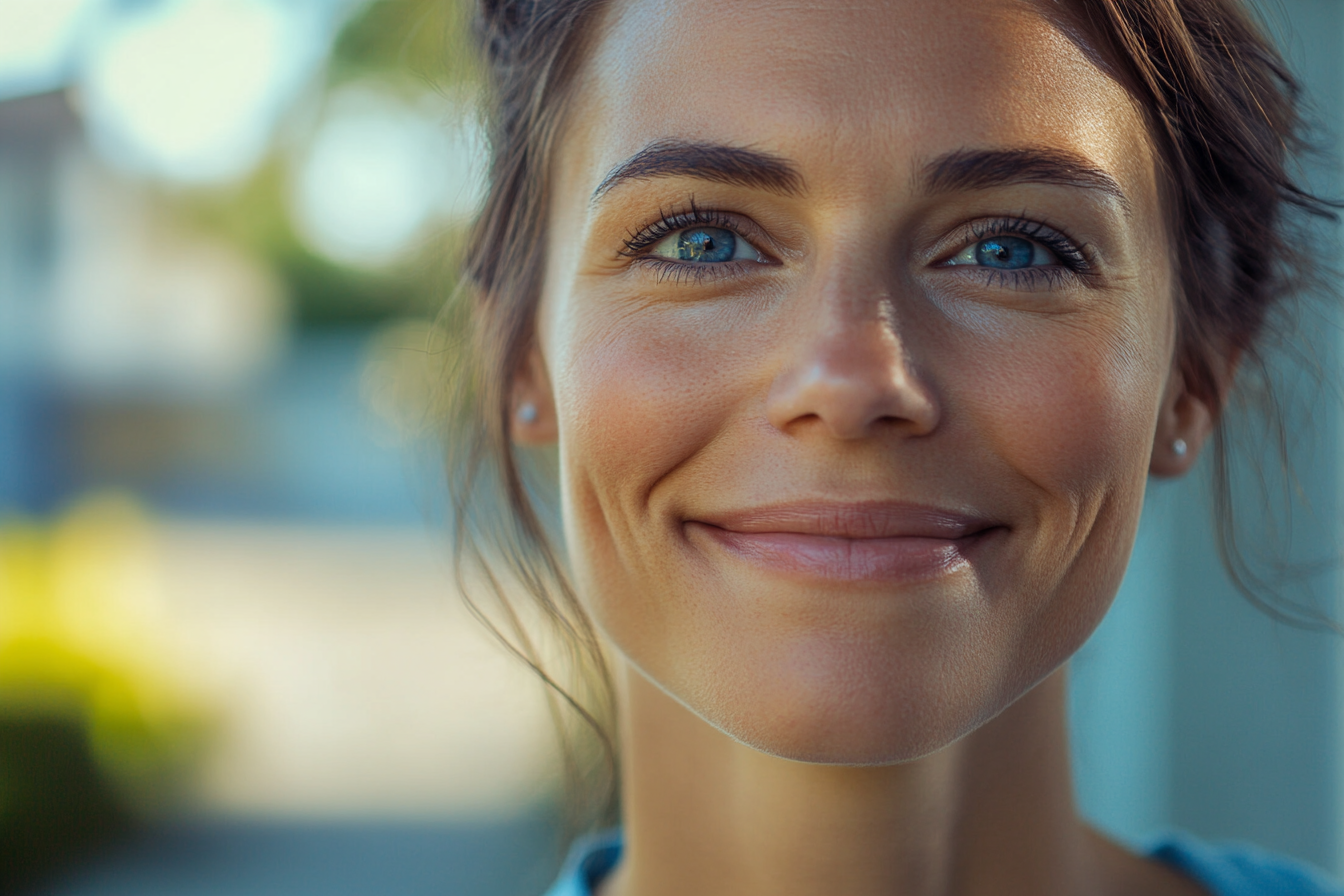 Une femme souriante | Source : Midjourney