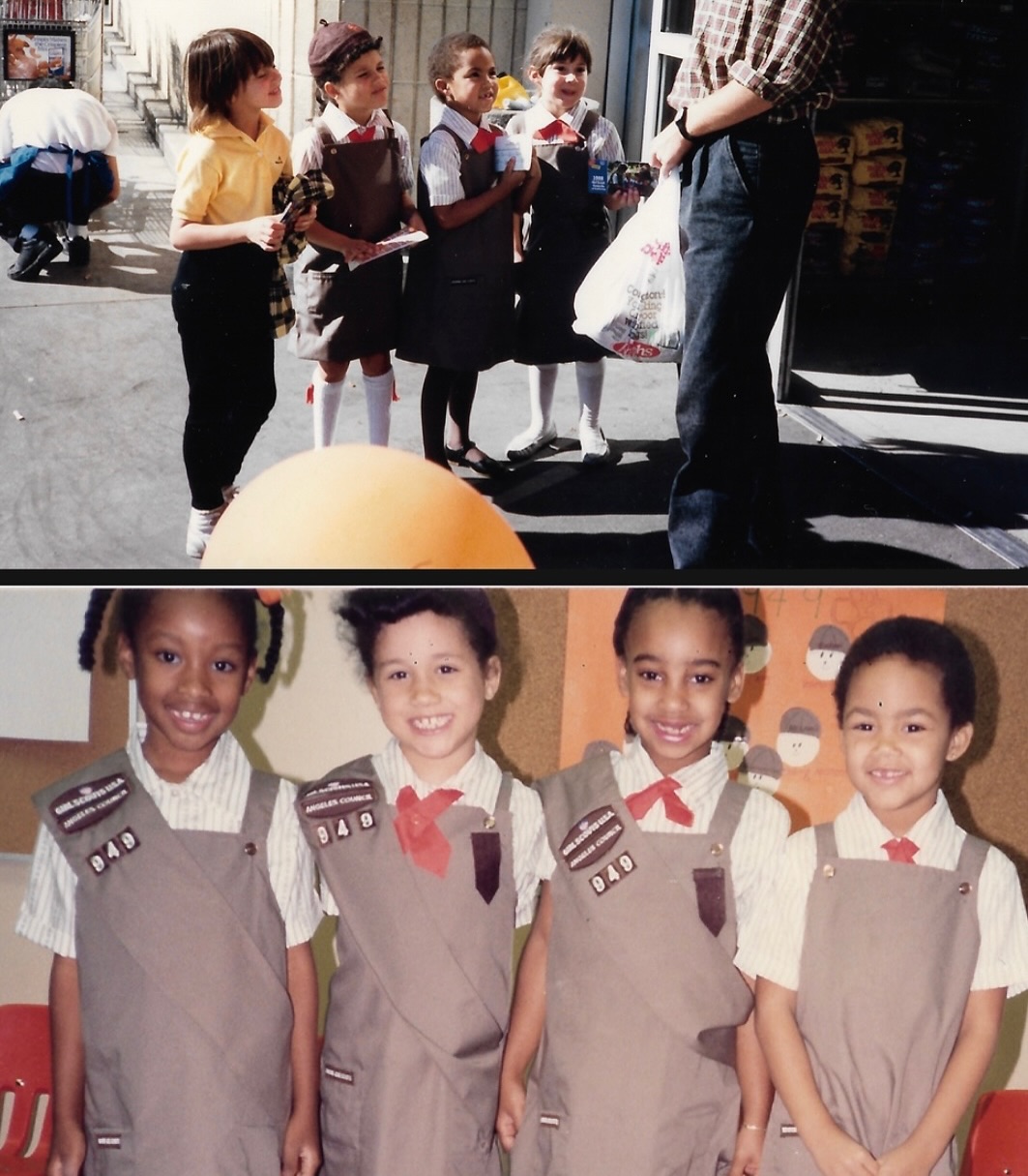 Une photo throwback de Meghan Markle avec ses camarades de classe, publiée le 8 avril 2025 | Source : Instagram/meghan