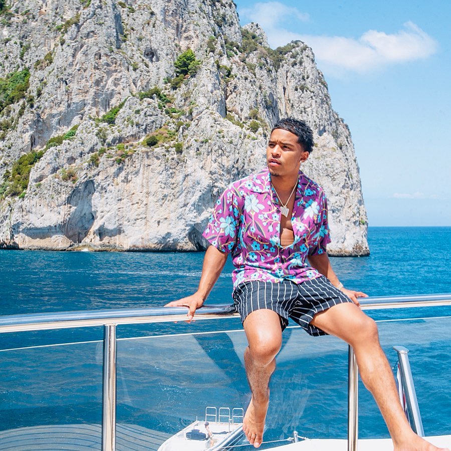Justin Combs photographié sur un yacht, daté de juillet 2019 | Source : Instagram/princejdc