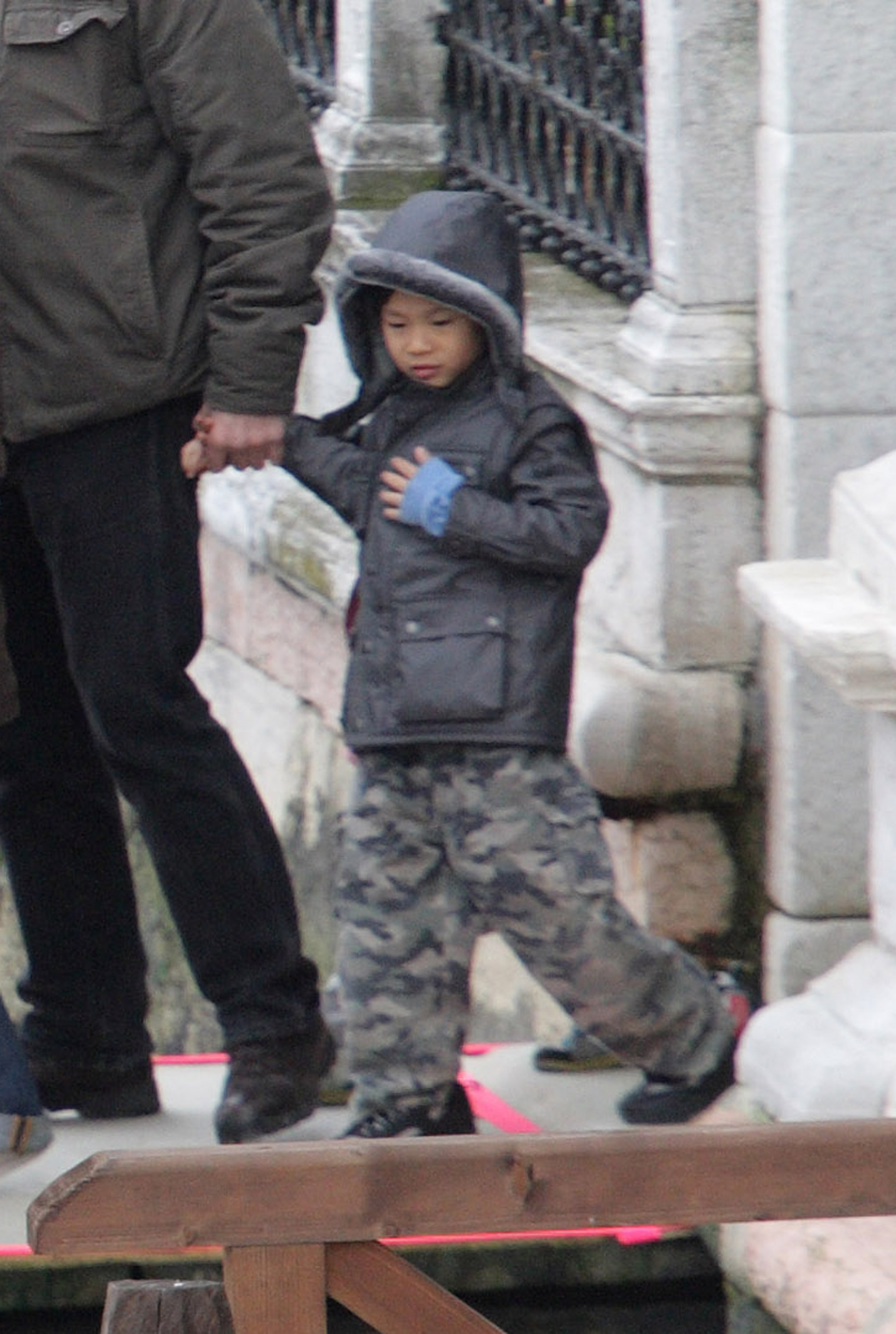 Pax Jolie-Pitt photographié le 7 mars 2010 à Venise, en Italie. | Source : Getty Images