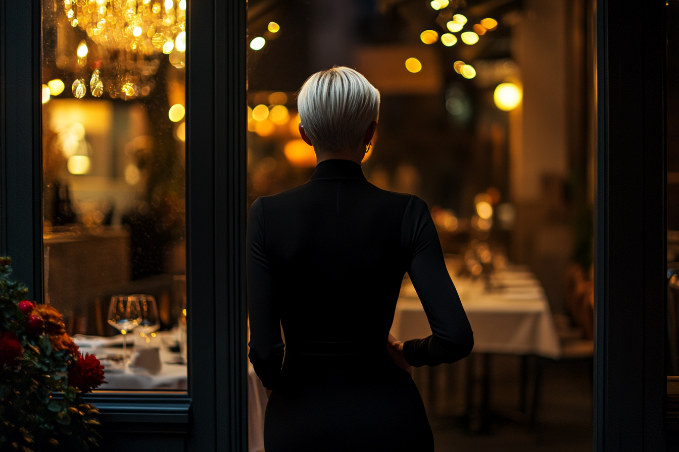 Vue arrière d'une femme qui s'éloigne | Source : Midjourney