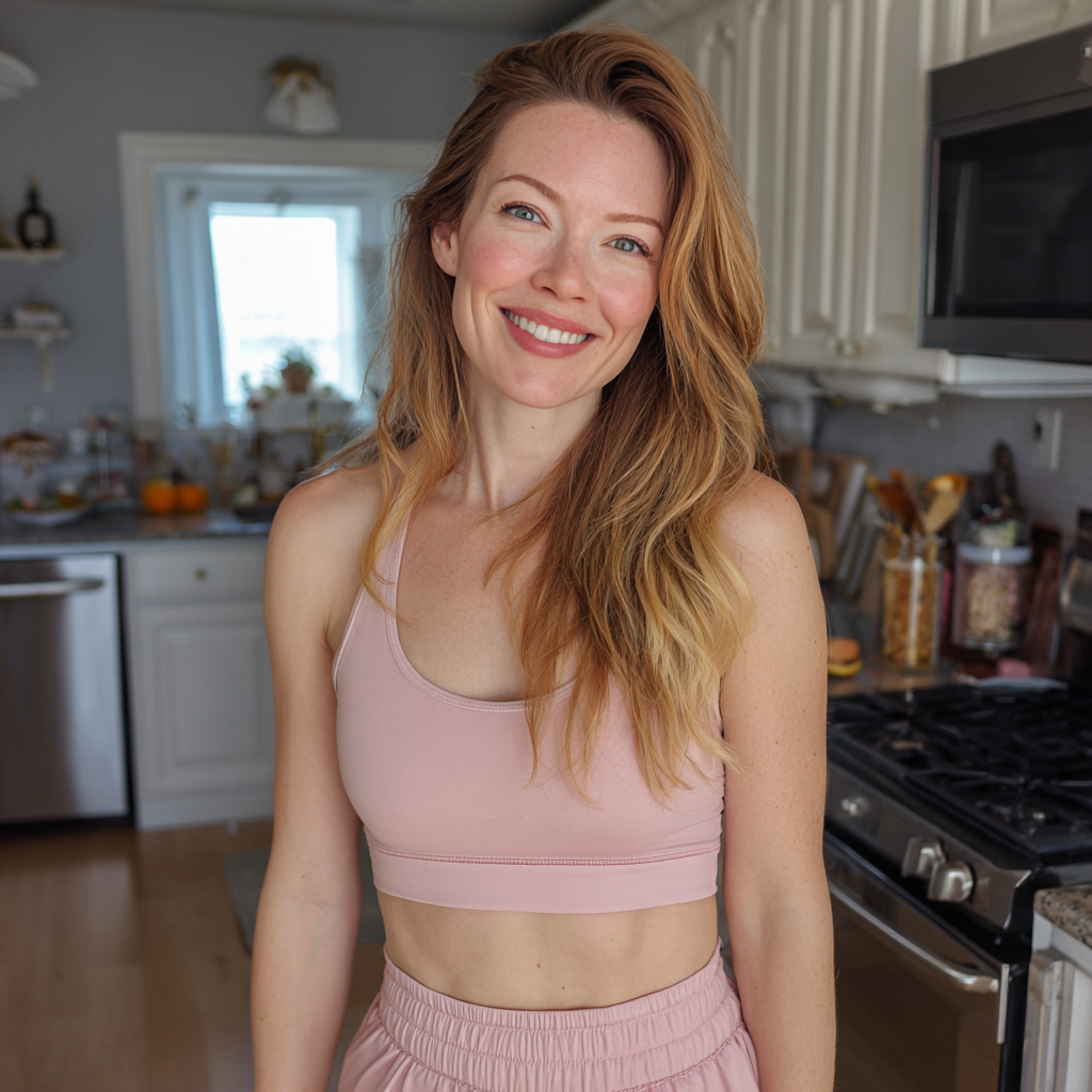 Une femme debout dans une cuisine | Source : Midjourney