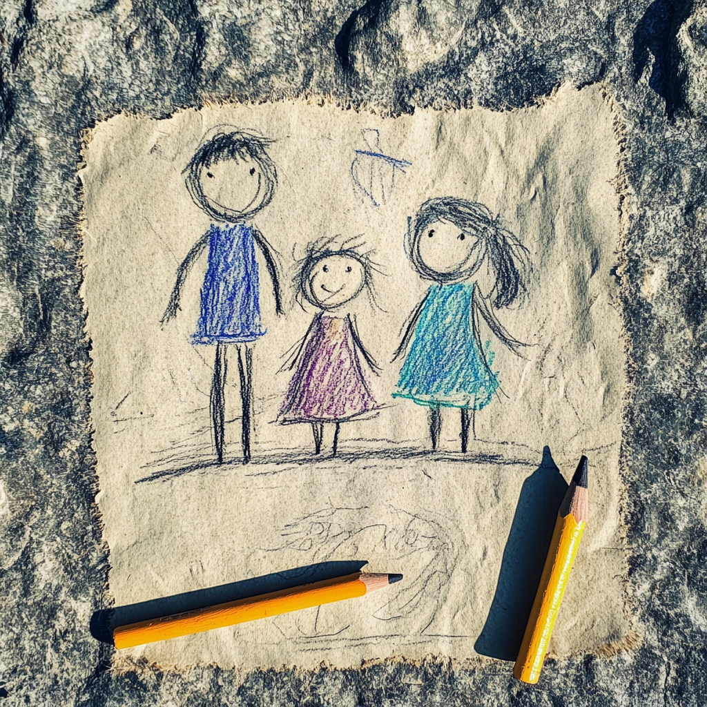 Dessin d'un enfant | Source : Midjourney