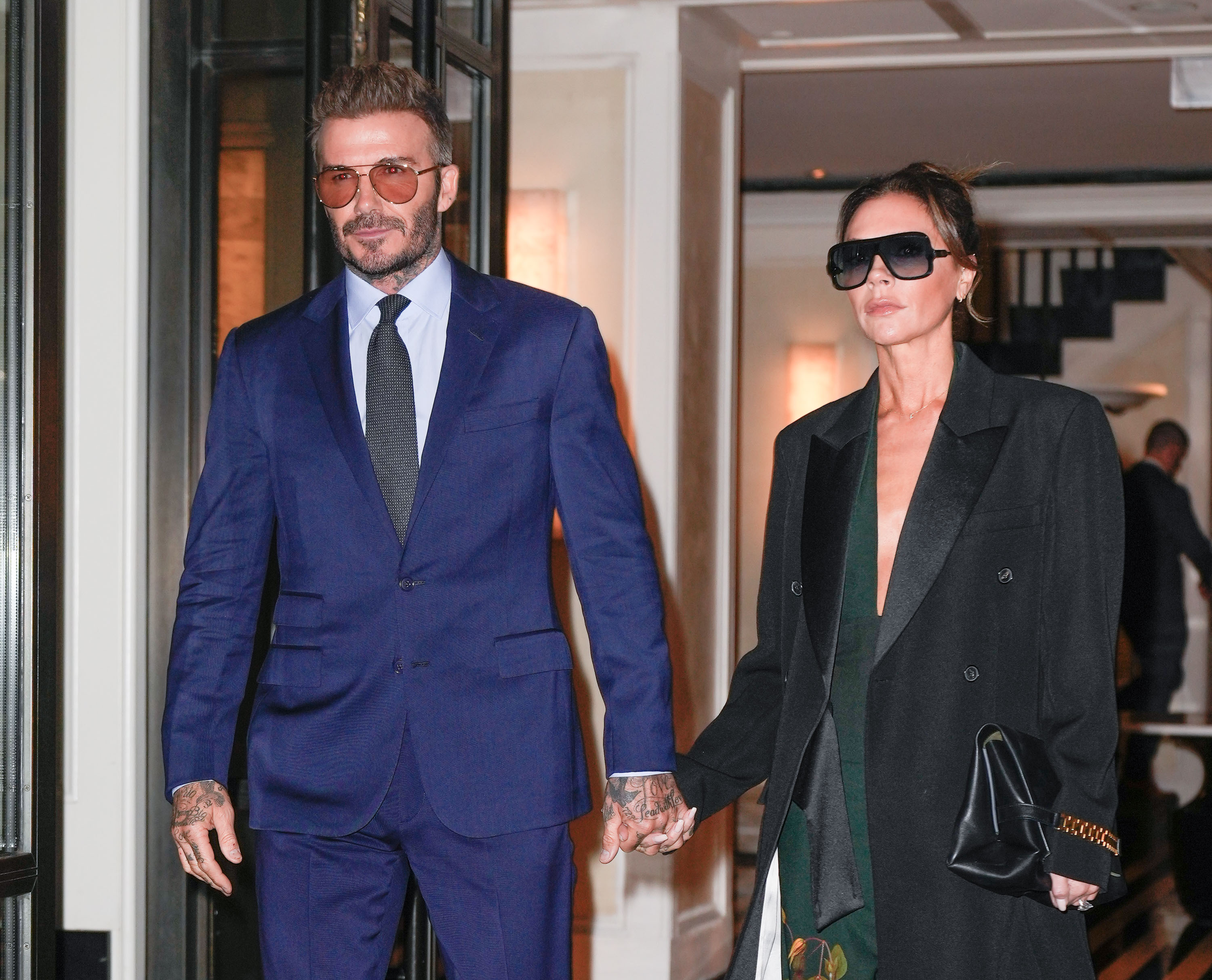David Beckham et Victoria Beckham le 11 octobre 2022 à New York : Getty Images