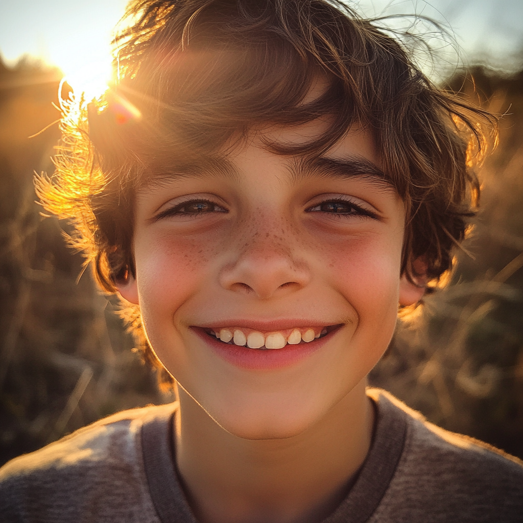 A smiling boy | Source: Midjourney