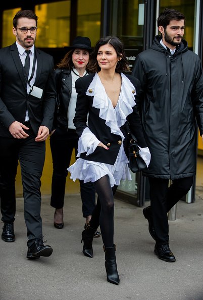 Audrey Tautou est vue à l'extérieur du défilé de mode Redemption le 28 février 2020 à Paris, France. | Photo : Getty Images