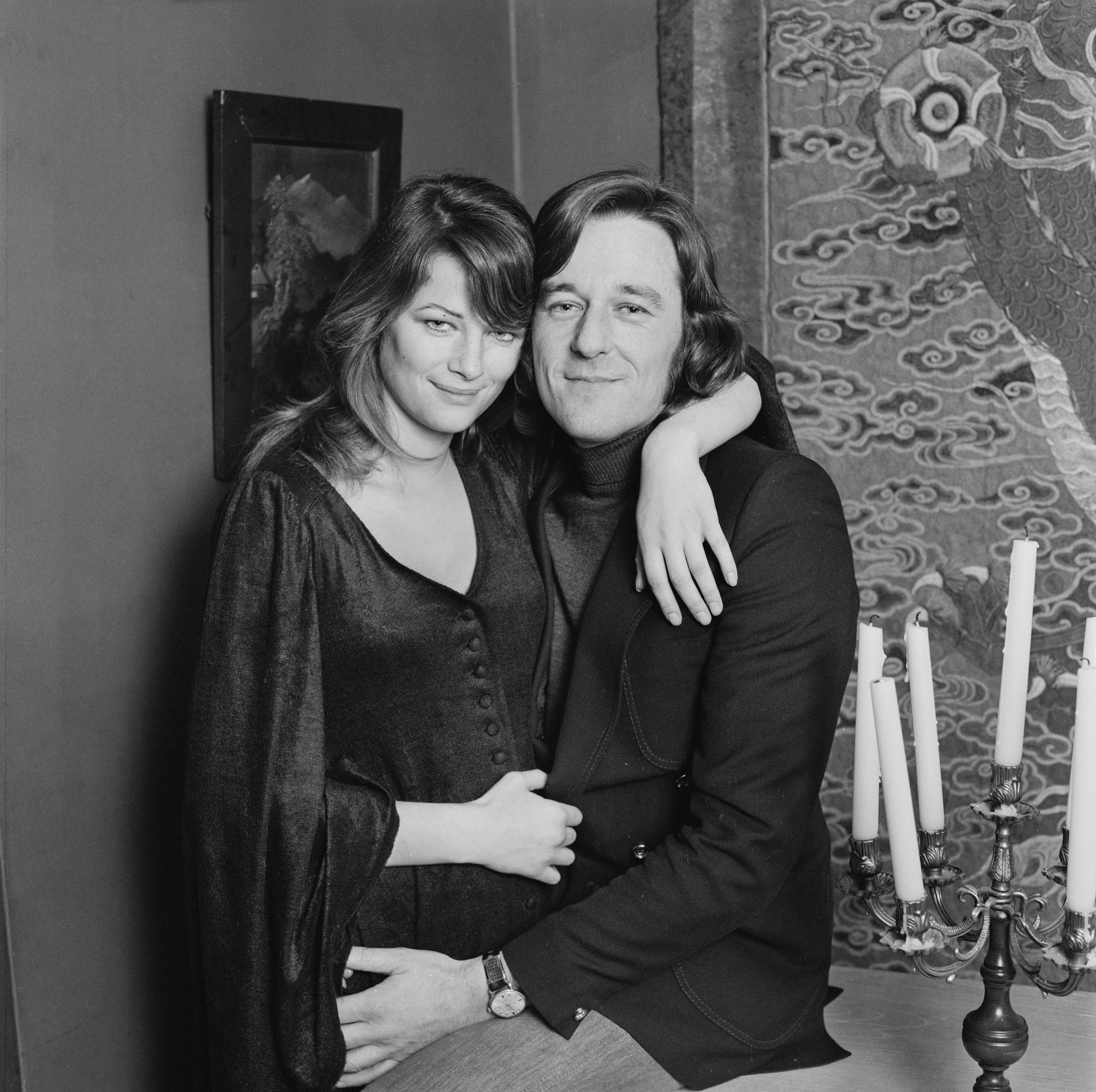 Charlotte Rampling et Bryan Southcombe en 1972. l Source : Getty Images