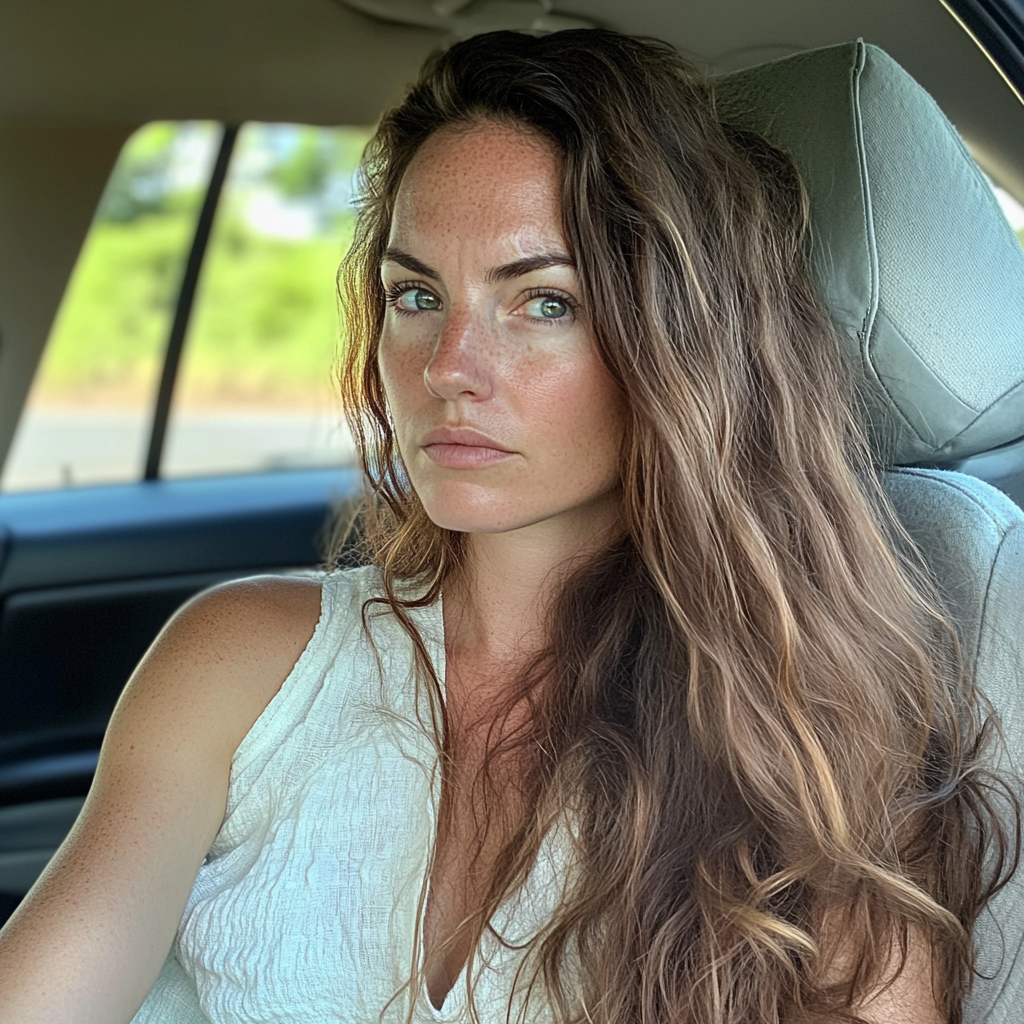 Une personne assise dans une voiture | Source : Midjourney