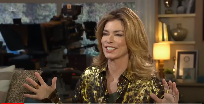 Shania Twain dans l'émission "This Morning" | Source : YouTube/@thismorning