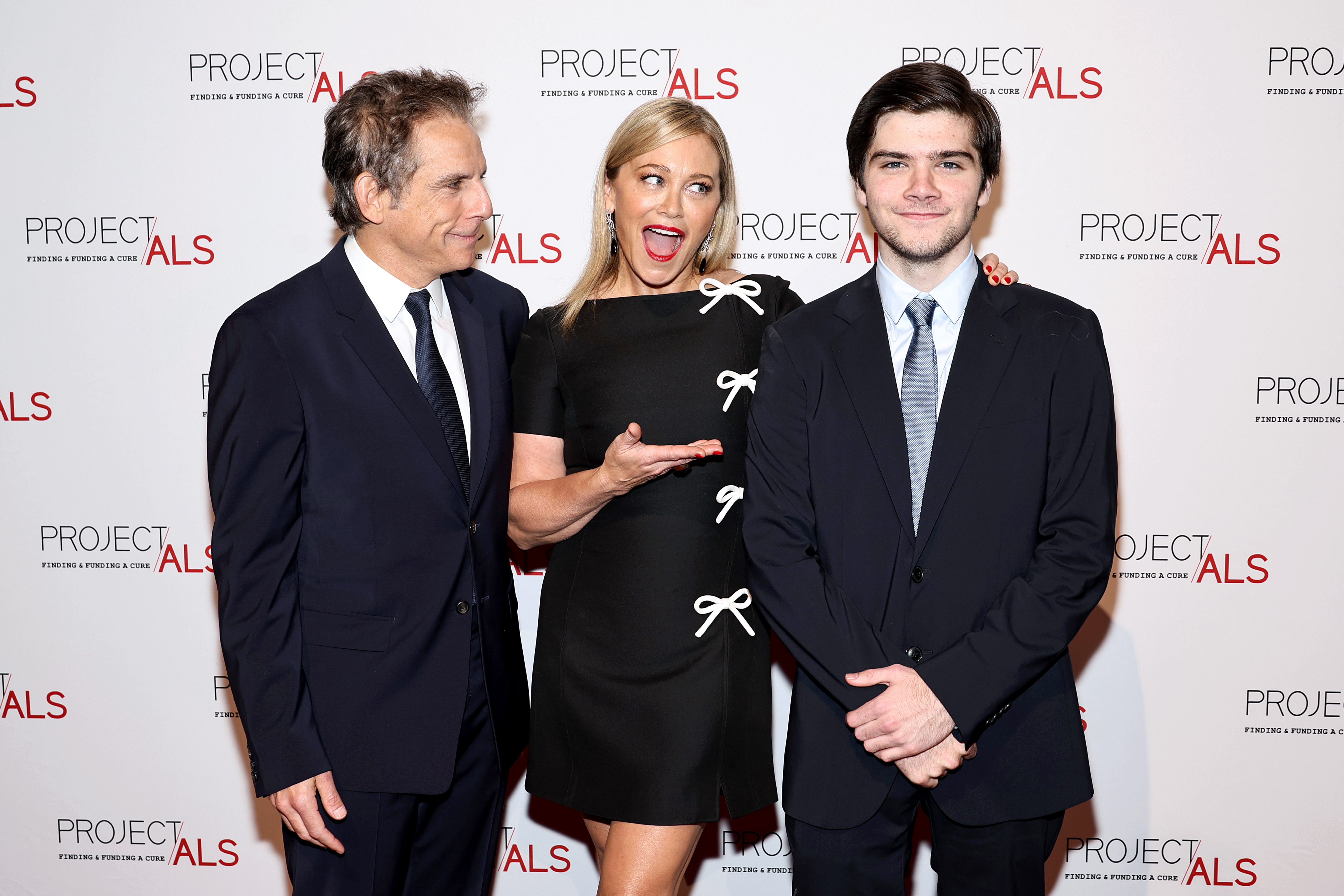 Ben Stiller, Christine Taylor et Quinlin Dempsey Stiller assistent au gala du 25e anniversaire du Project ALS au Jazz at Lincoln Center le 26 octobre 2023 à New York | Source : Getty Images