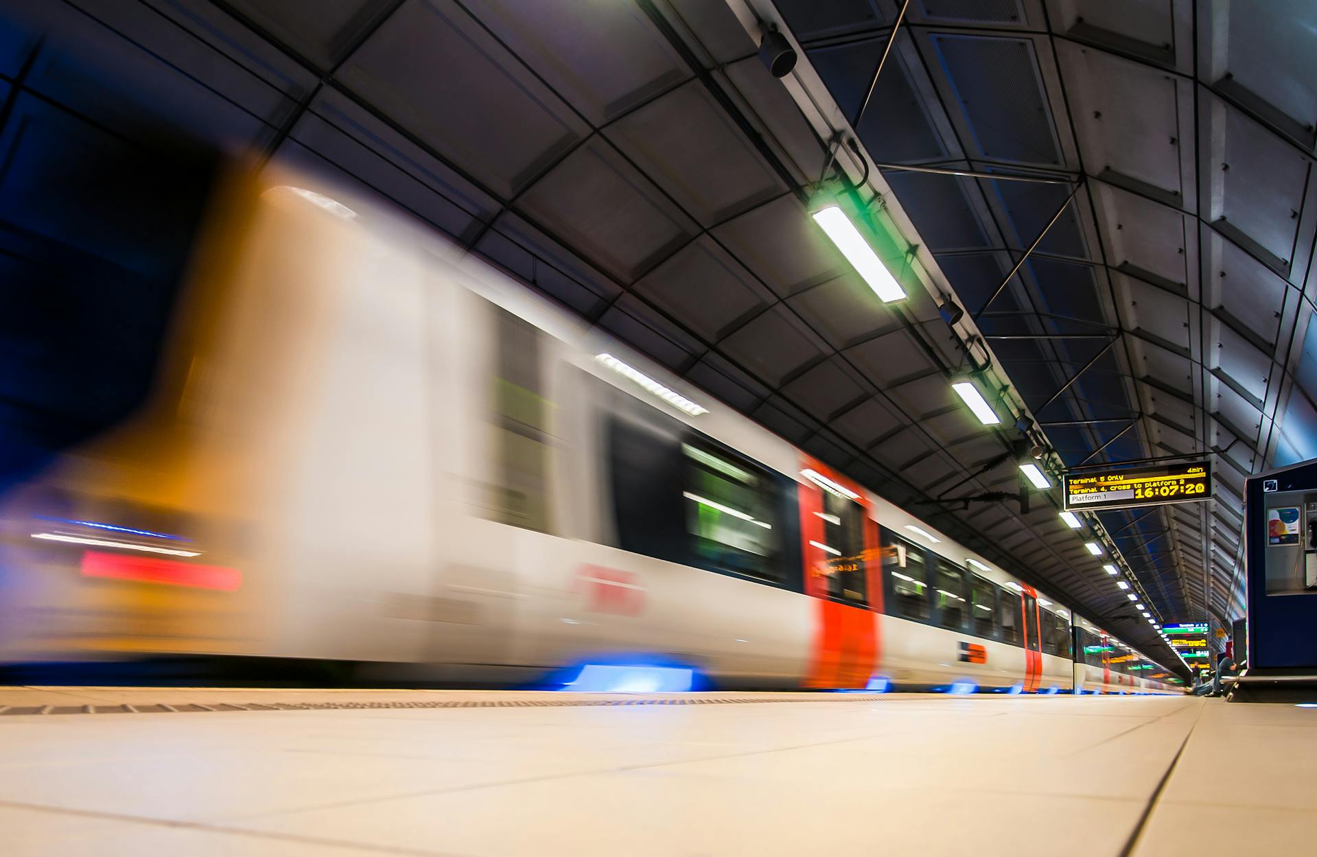 Un train en marche | Source : Pexels