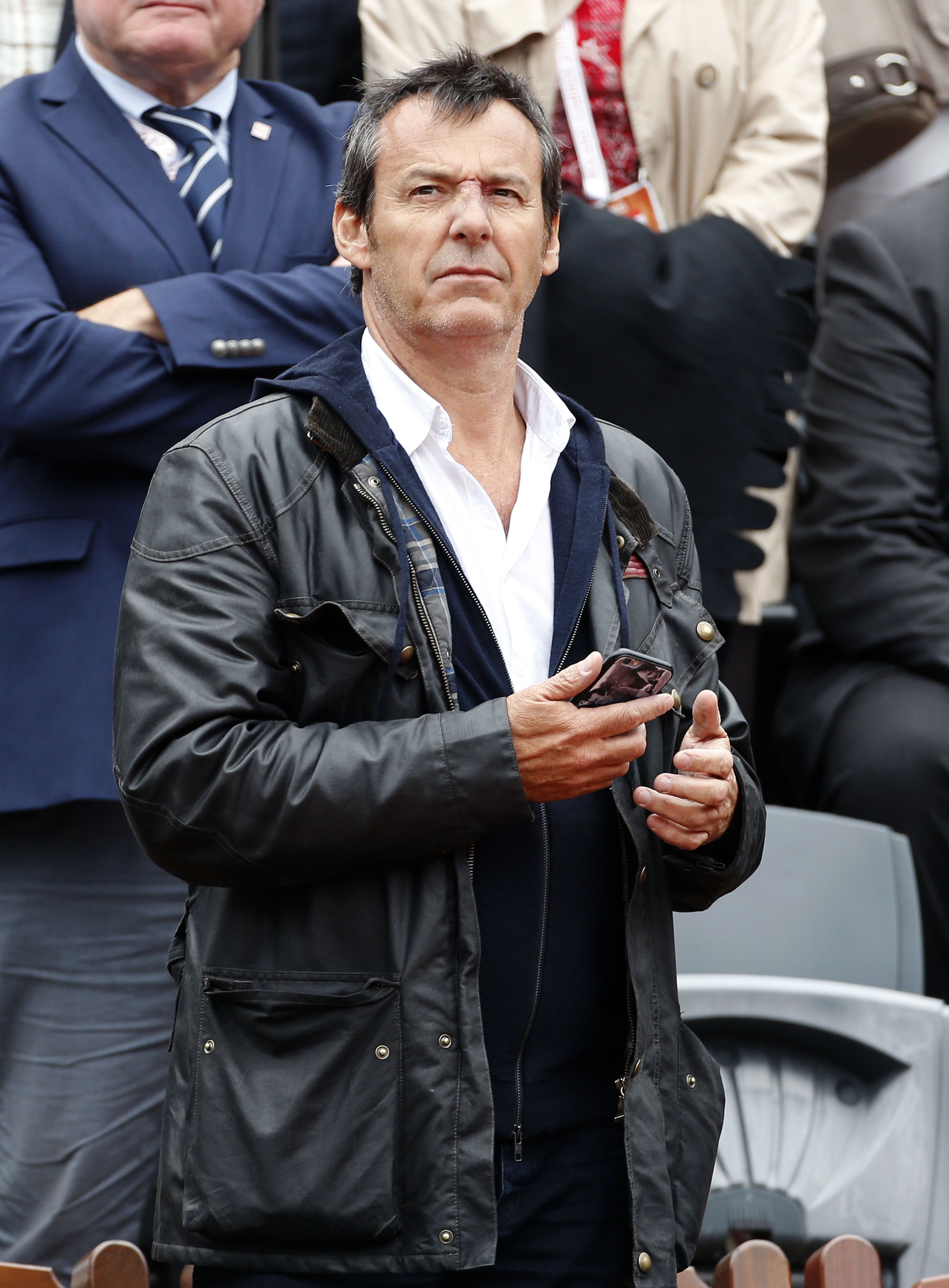 Jean-Luc Reichmann assiste au jour 8 de l'Open de France 2015 au stade Roland Garros le 31 mai 2015 à Paris, France.| Photo : Getty Images