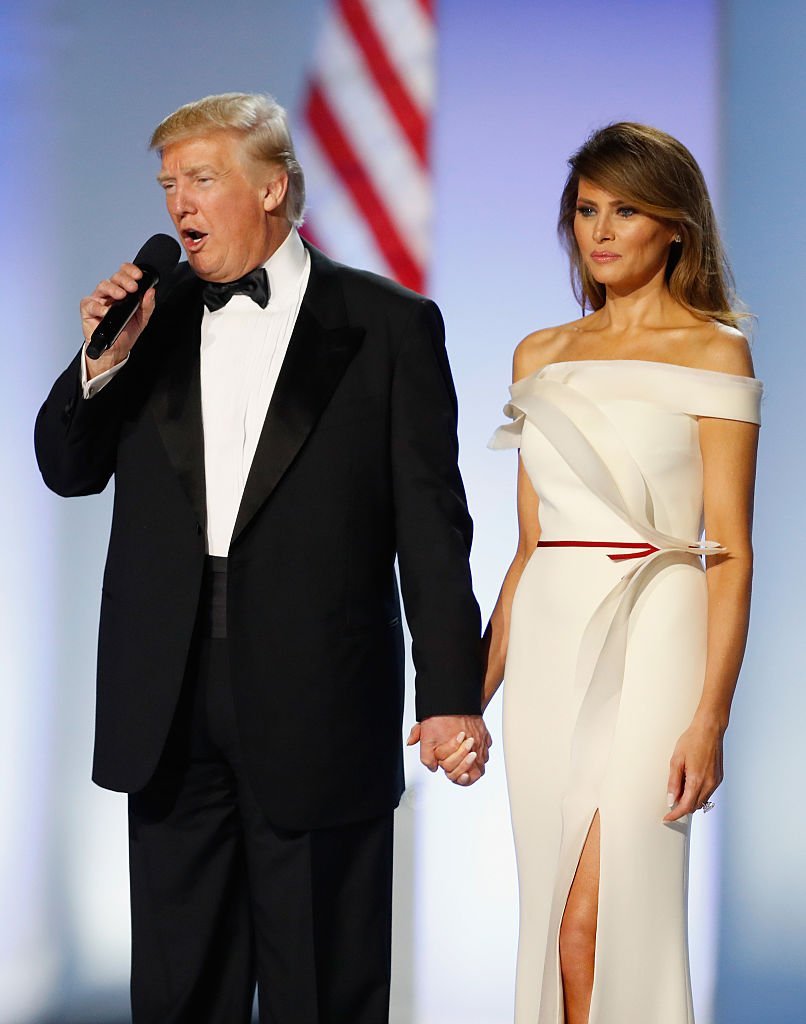 Donald et Melania Trump lors du bal inaugural de Freedom le 20 janvier 2017 à Washington, DC. | Photo : Getty Images