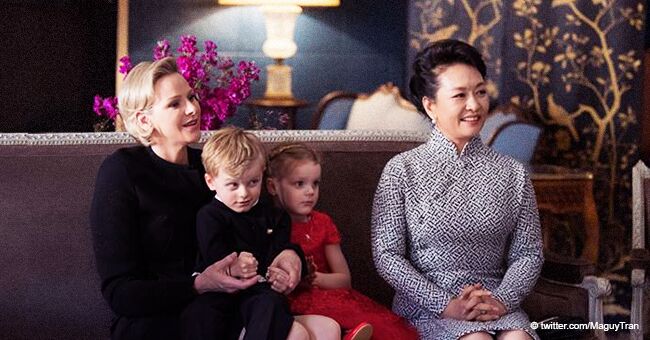 Jacques et Gabriella de Monaco ont été surpris par les adorables cadeaux du président Chinois