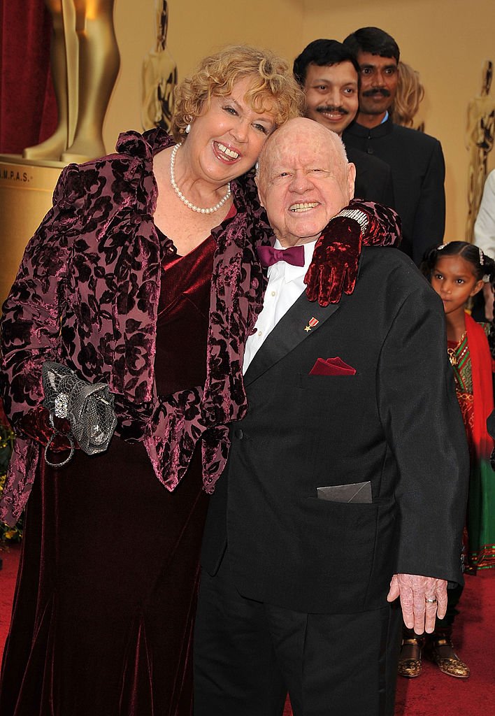 Mickey Rooney et Jan Chamberlin le 22 février 2009 à Hollywood, Californie | Photo : Getty Images