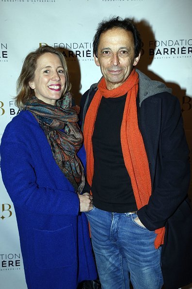 Andrea Bescond et Eric Métayer au Cinéma Elysée de Biarritz le 6 mars 2017 à Paris, France. | Photo : Getty Images